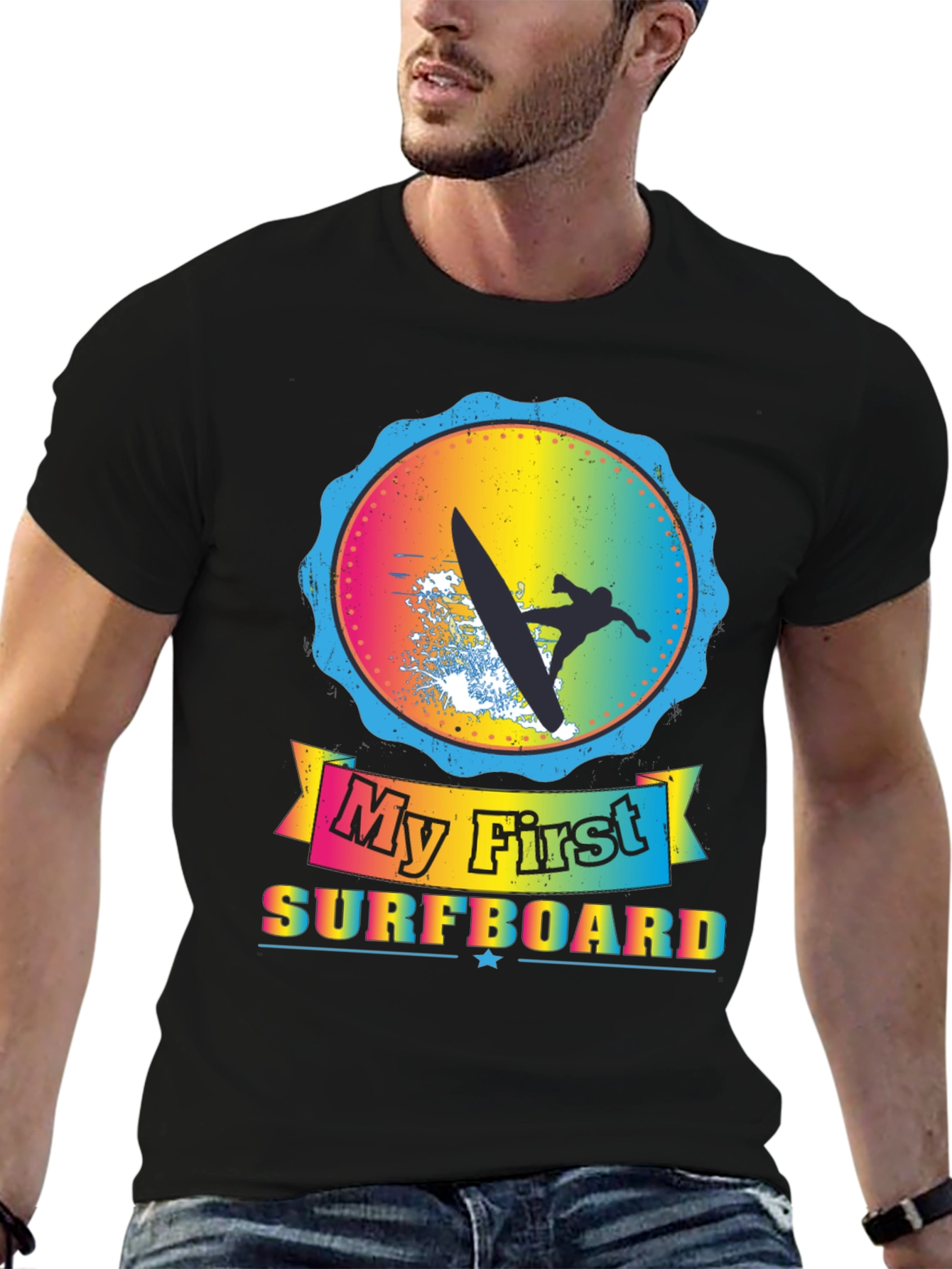 My First Surfboard Graphic Tee