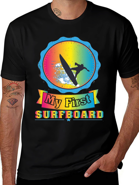 My First Surfboard Graphic Tee