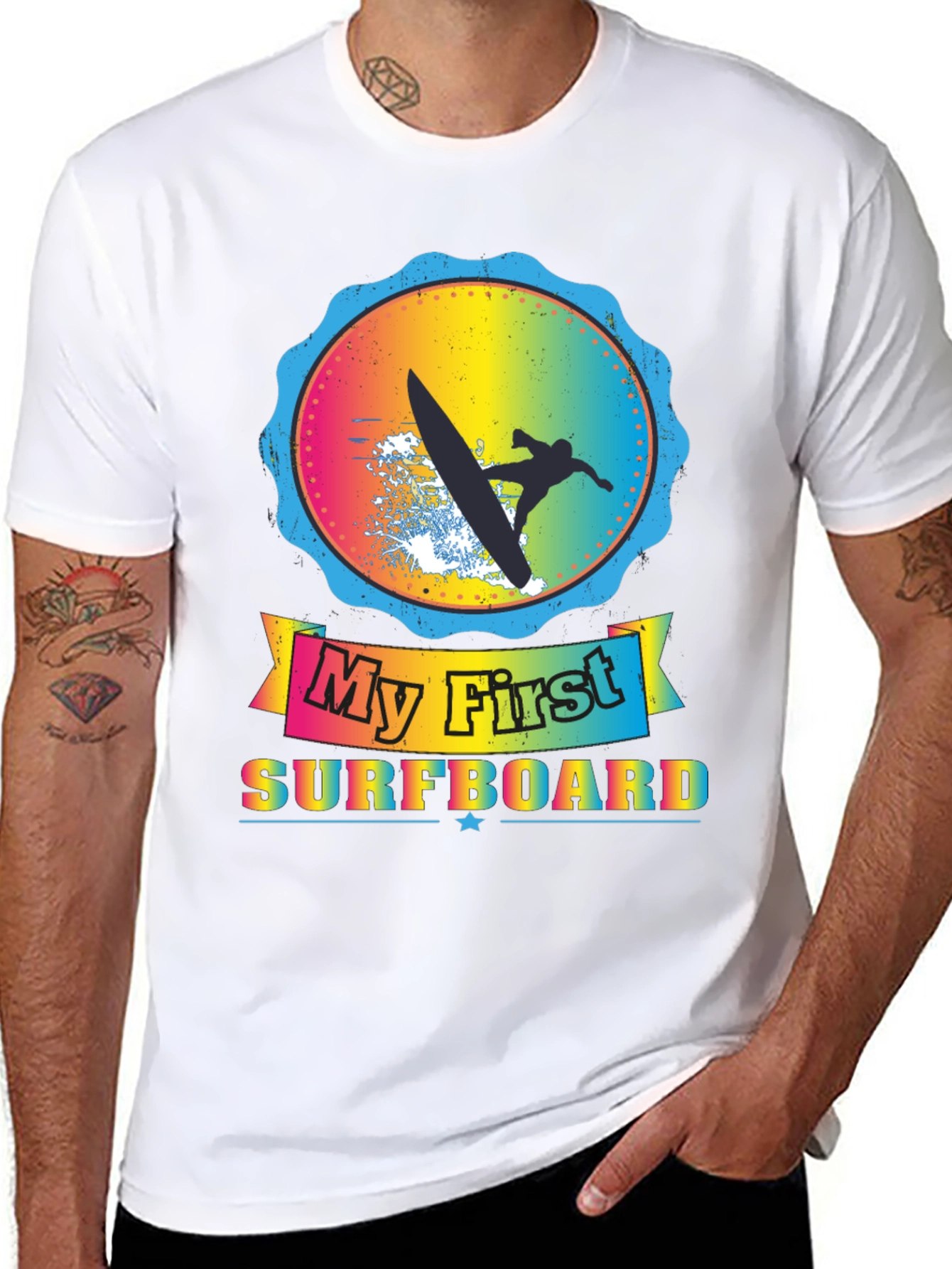 My First Surfboard Graphic Tee
