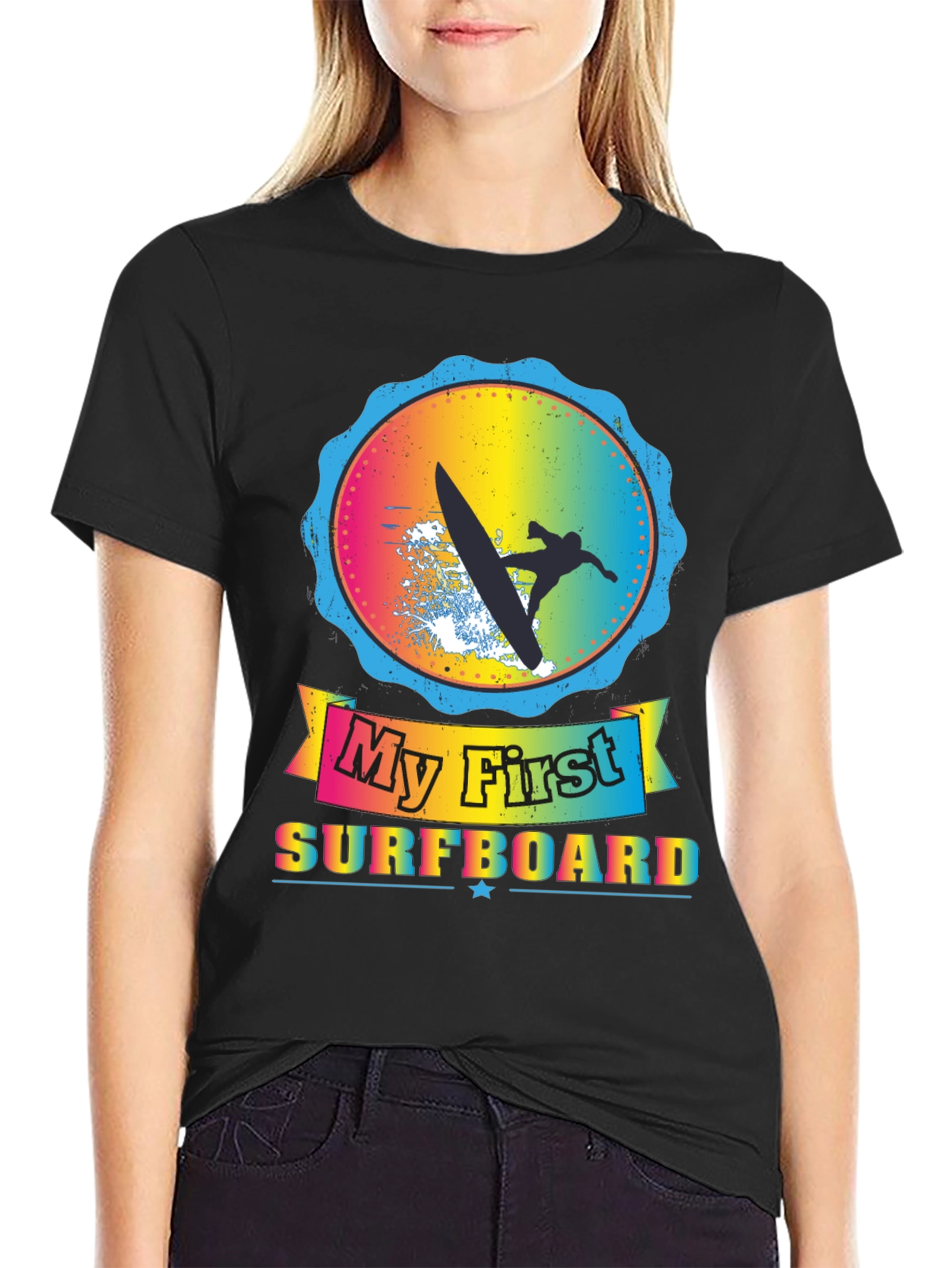 My First Surfboard Graphic Tee