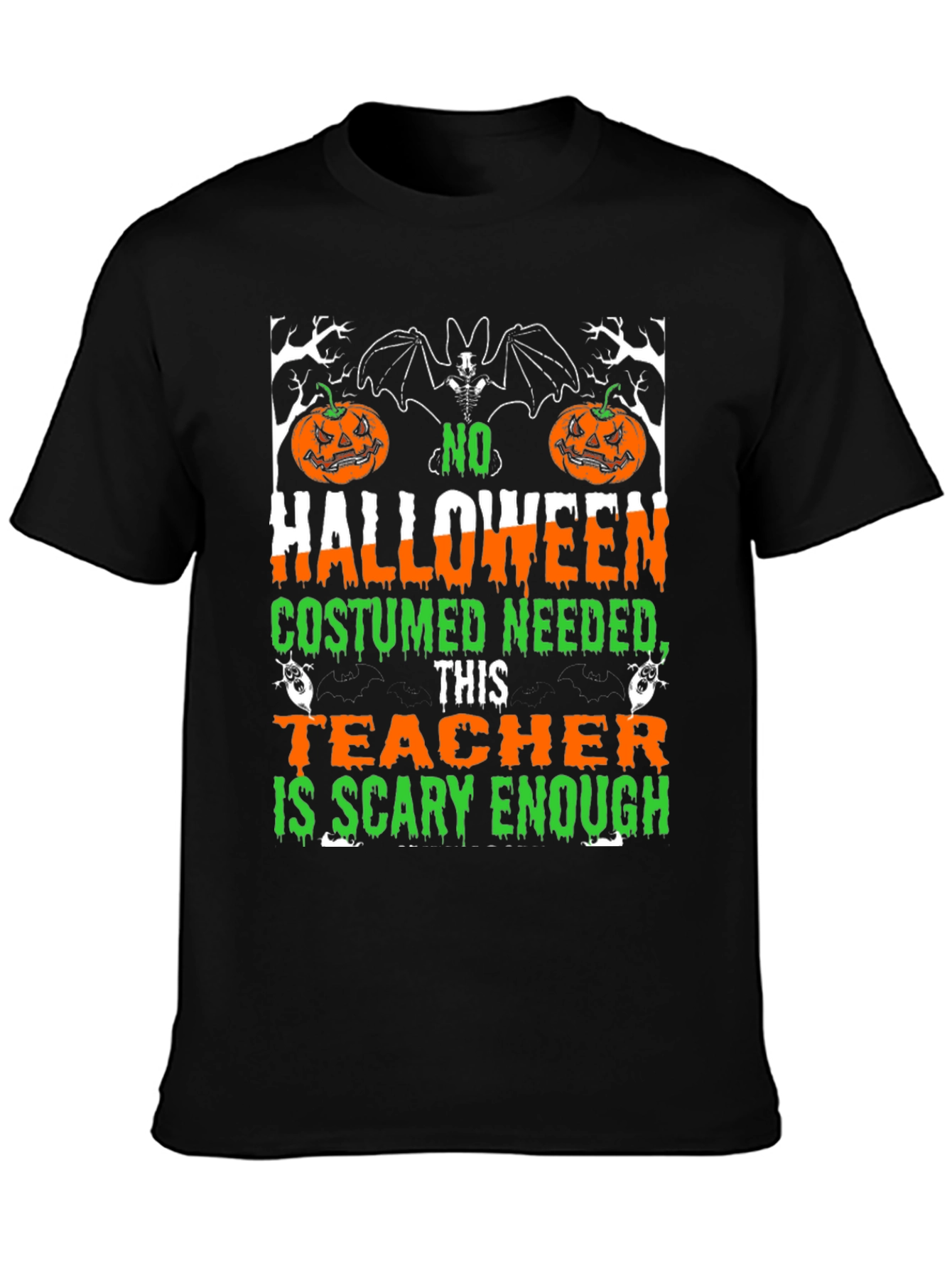 Scary Teacher Halloween Costume T-Shirt