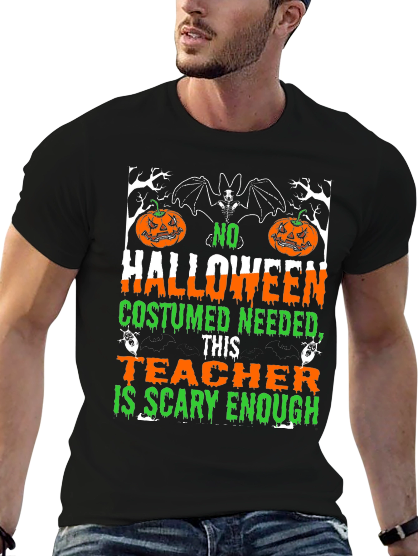 Scary Teacher Halloween Costume T-Shirt