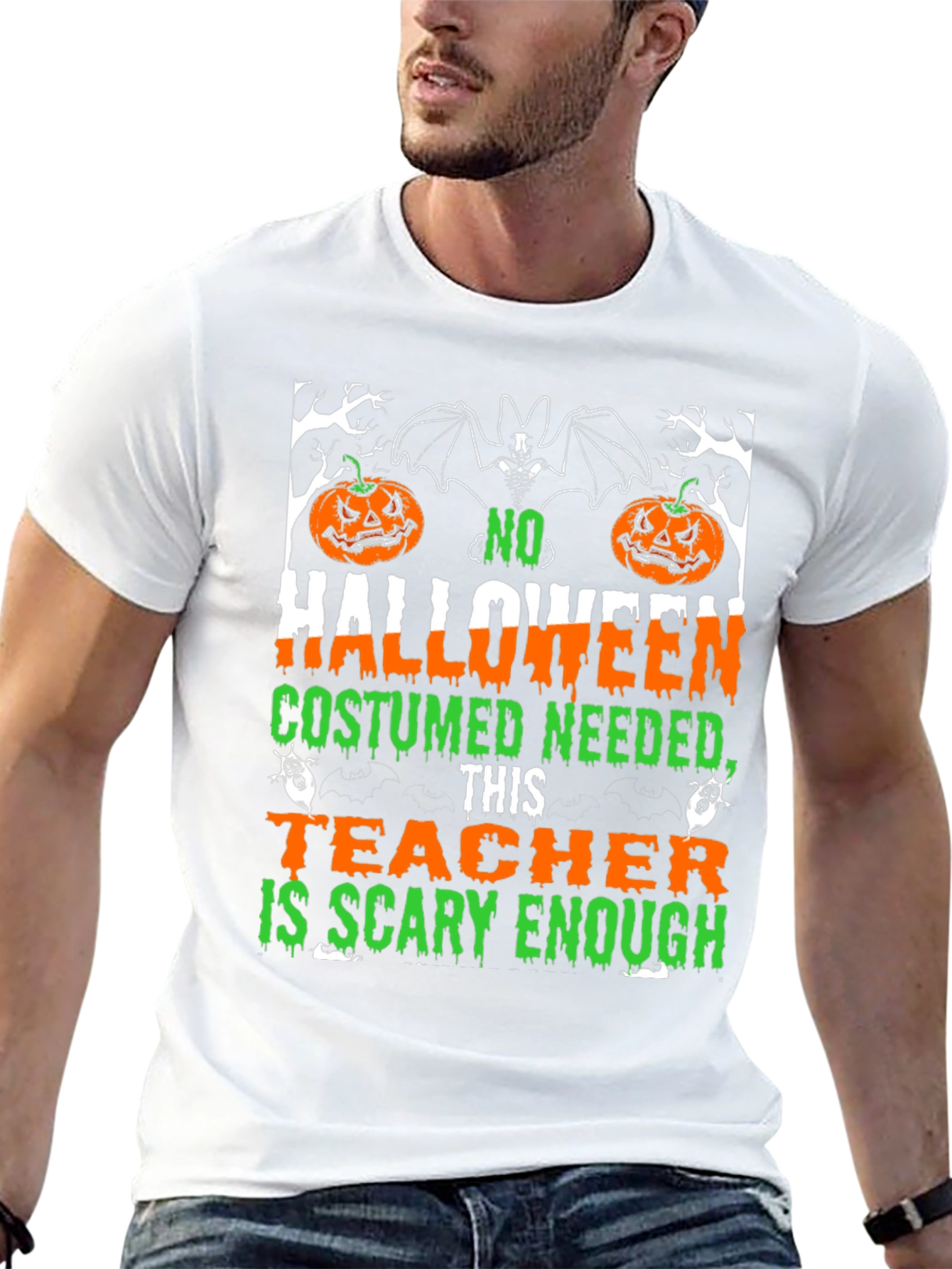 Scary Teacher Halloween Costume T-Shirt