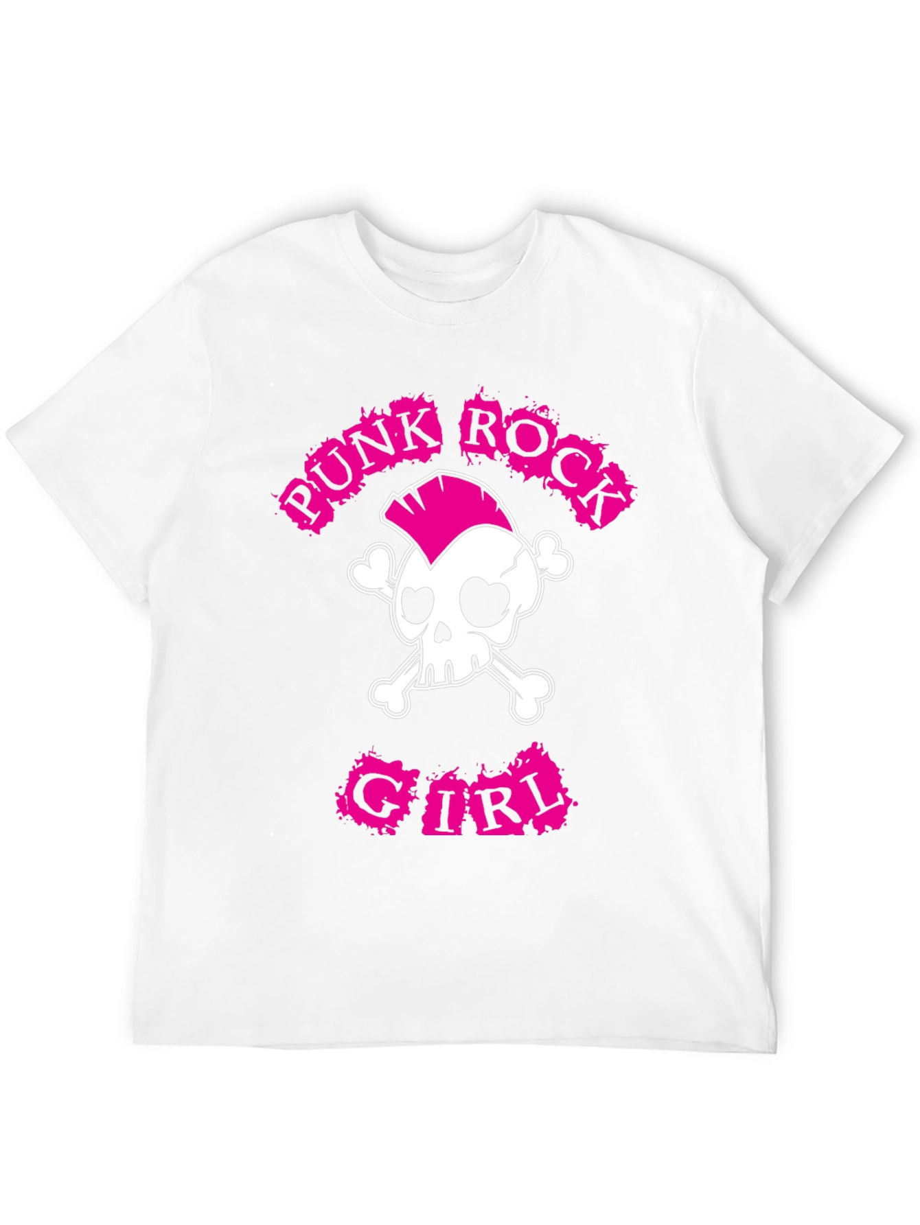 Punk Rock Girl T-Shirt: Skull & Crossbones Tee