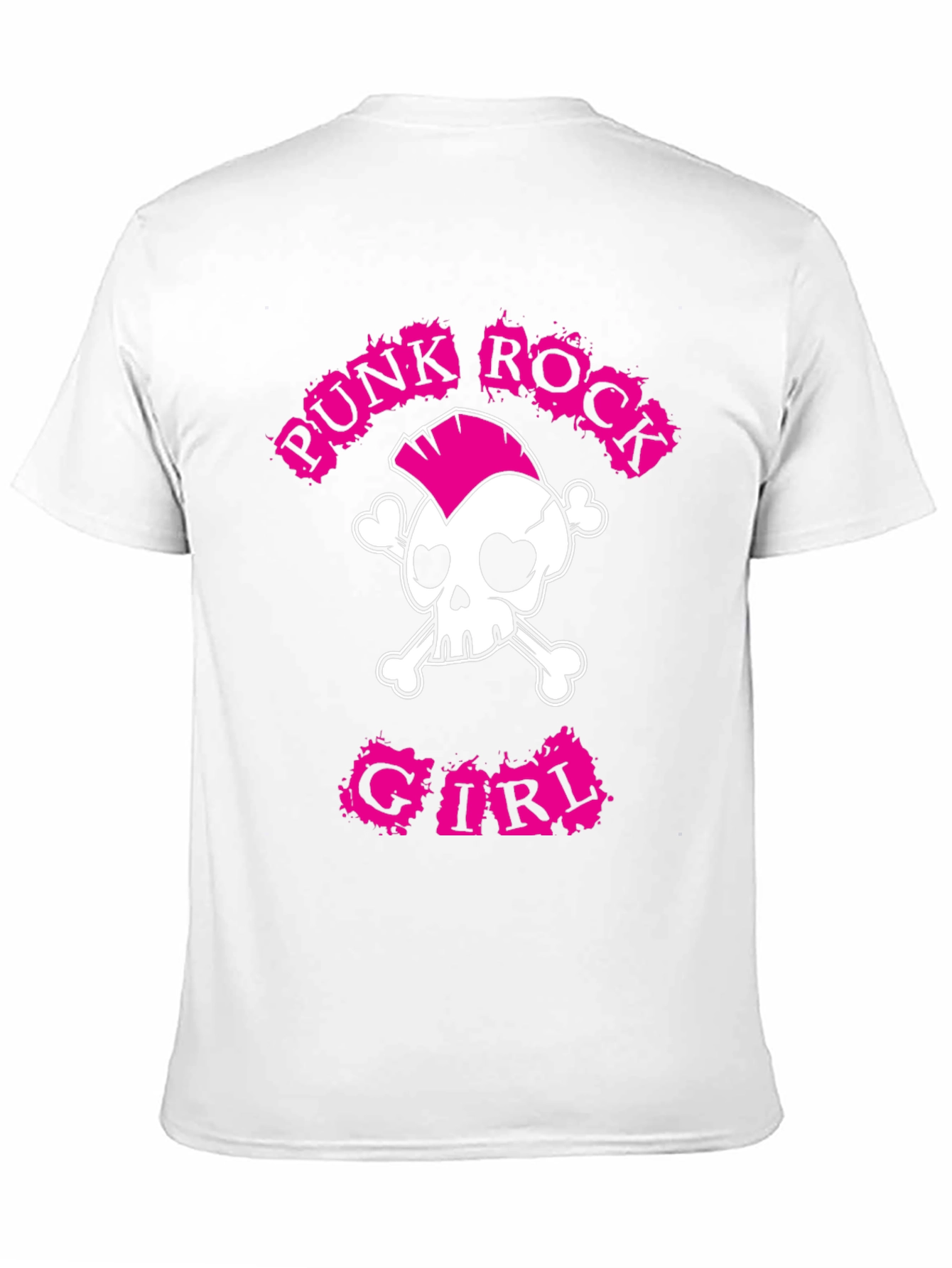 Punk Rock Girl T-Shirt: Skull & Crossbones Tee