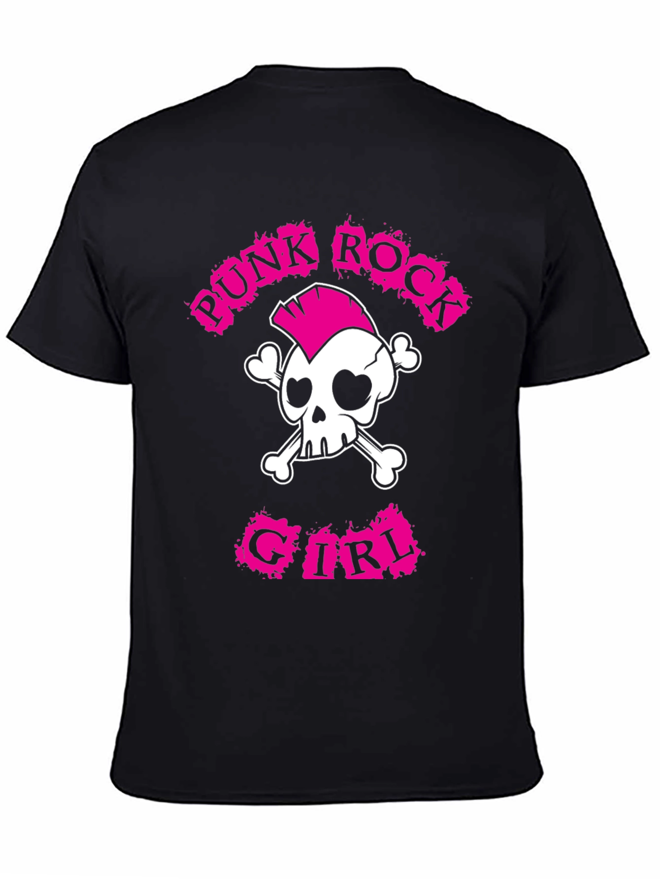 Punk Rock Girl T-Shirt: Skull & Crossbones Tee