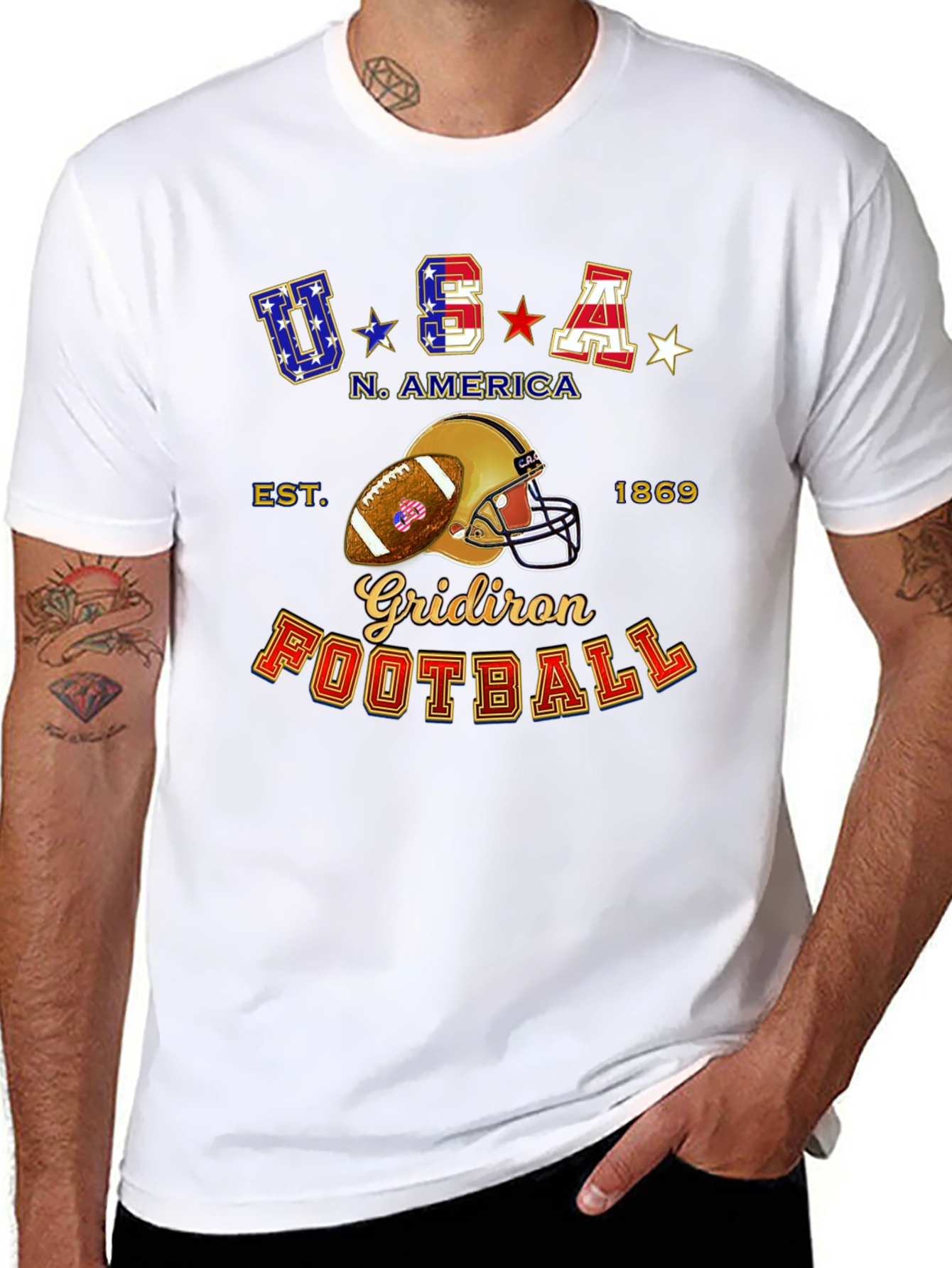 USA Football Graphic T-Shirt