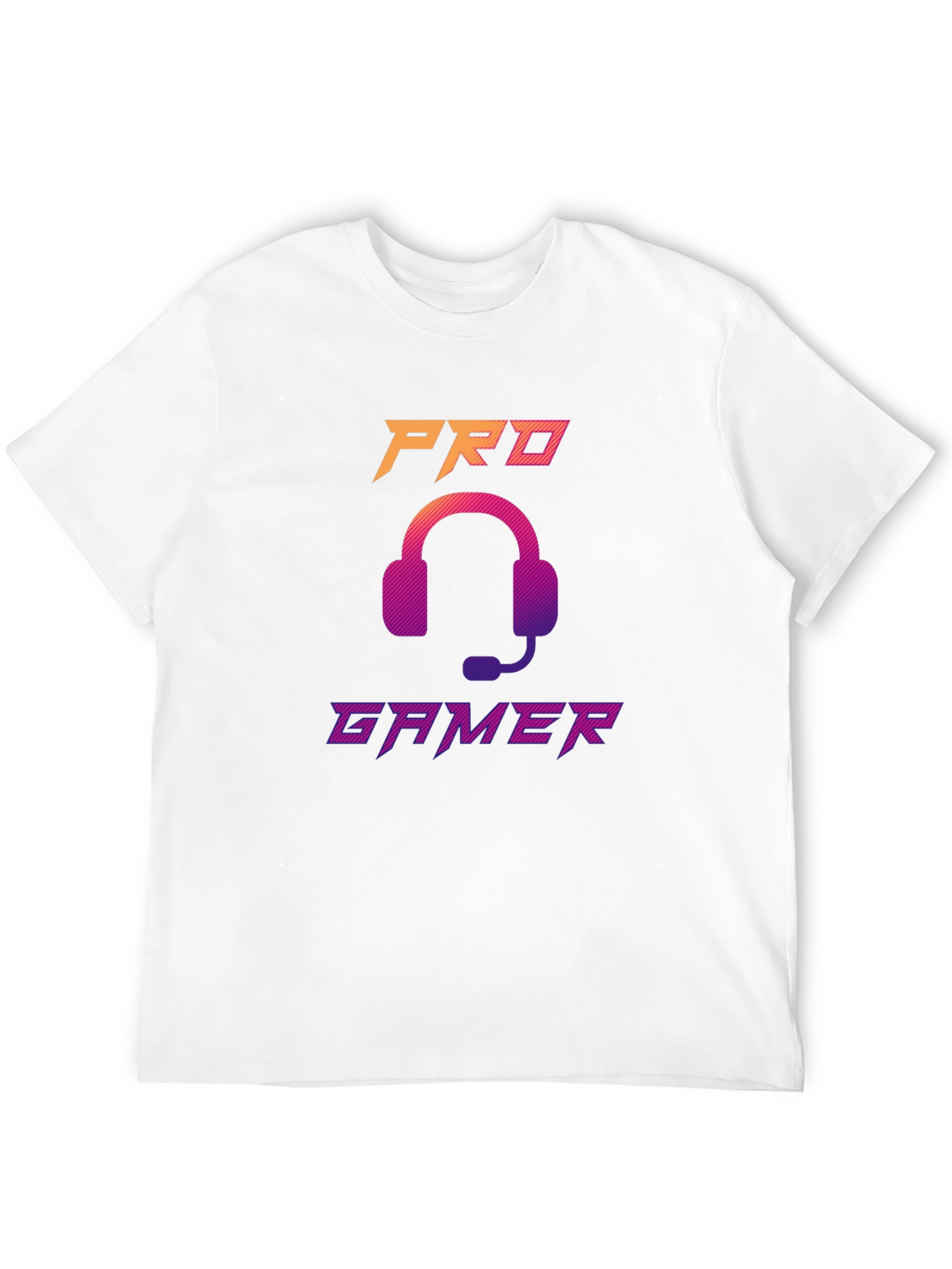 Pro Gamer Headset Graphic Tee - Black