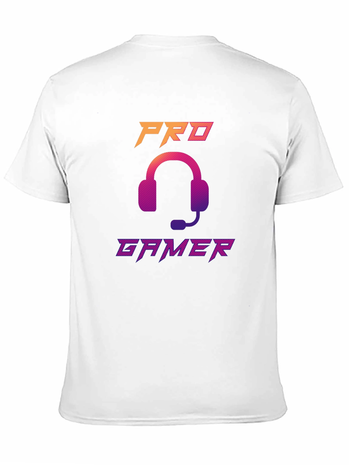Pro Gamer Headset Graphic Tee - Black