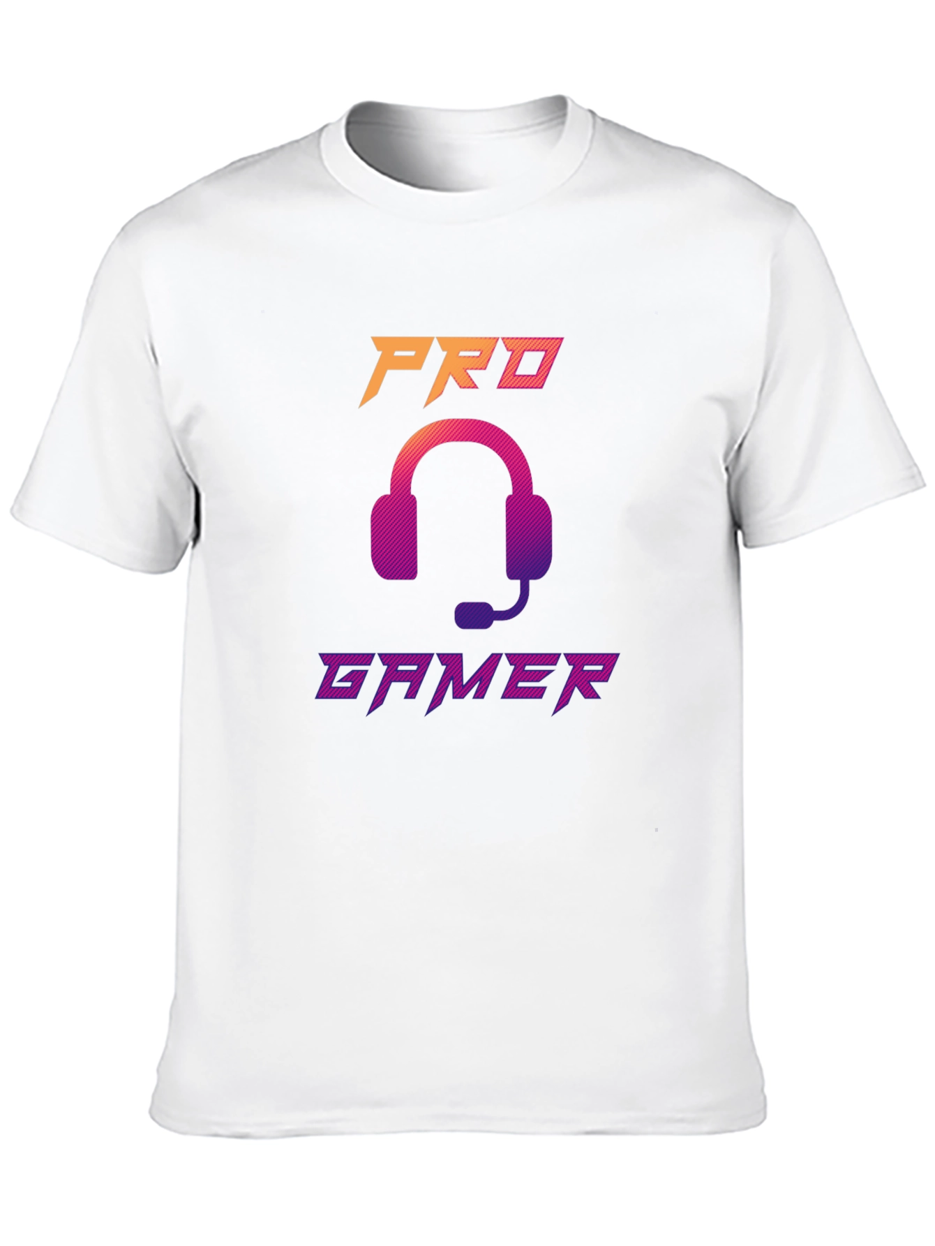 Pro Gamer Headset Graphic Tee - Black