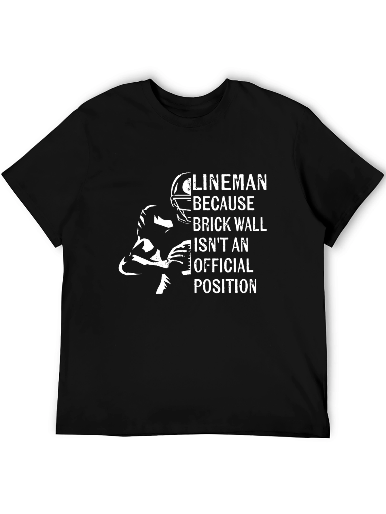 Lineman Football Graphic T-Shirt
