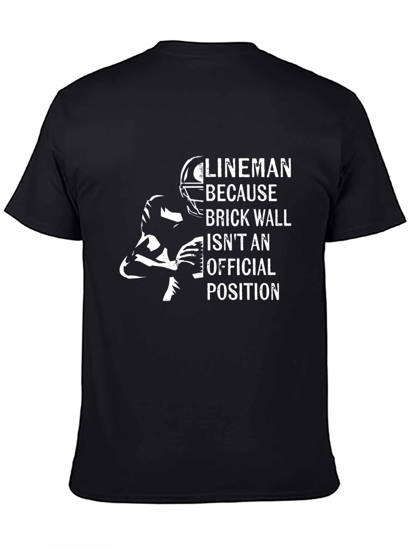 Lineman Football Graphic T-Shirt