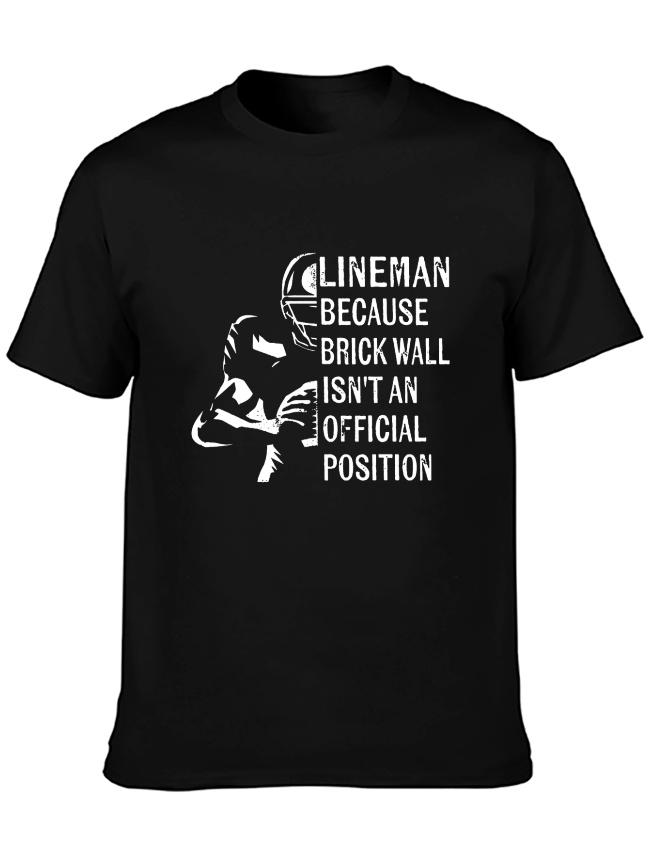 Lineman Football Graphic T-Shirt
