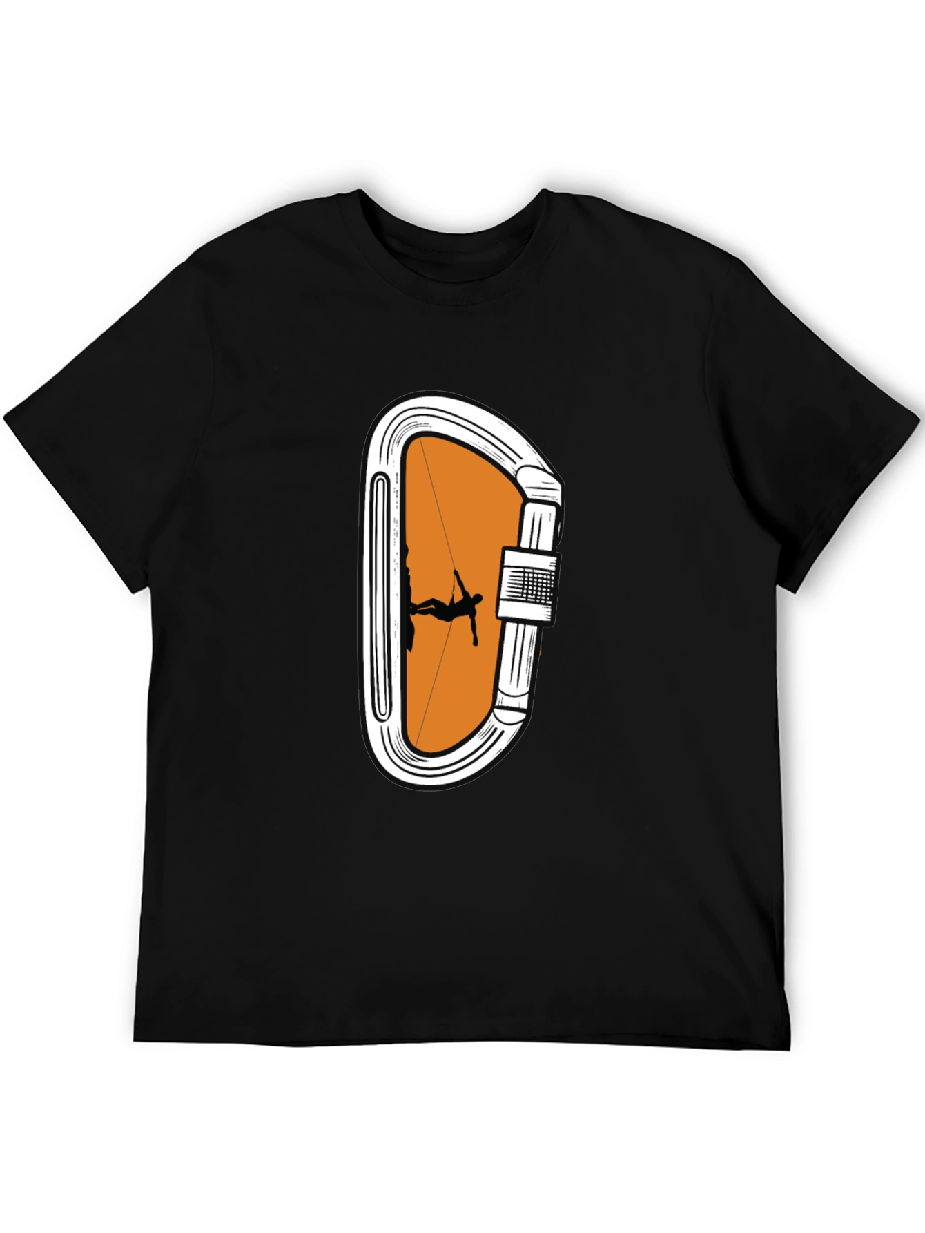 Climbing Carabiner Graphic T-Shirt - Outdoor Adventure