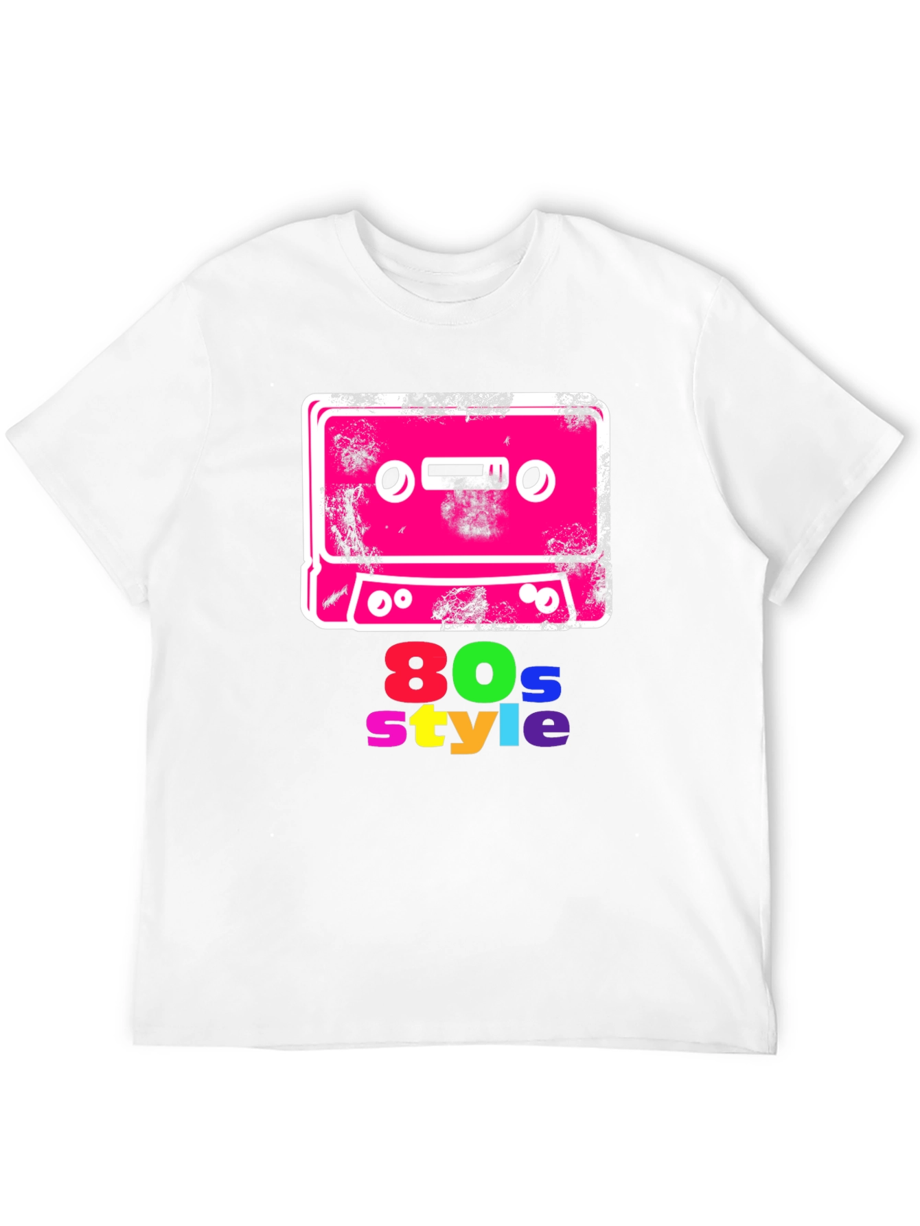 Retro 80s Style Cassette Tape Graphic T-Shirt