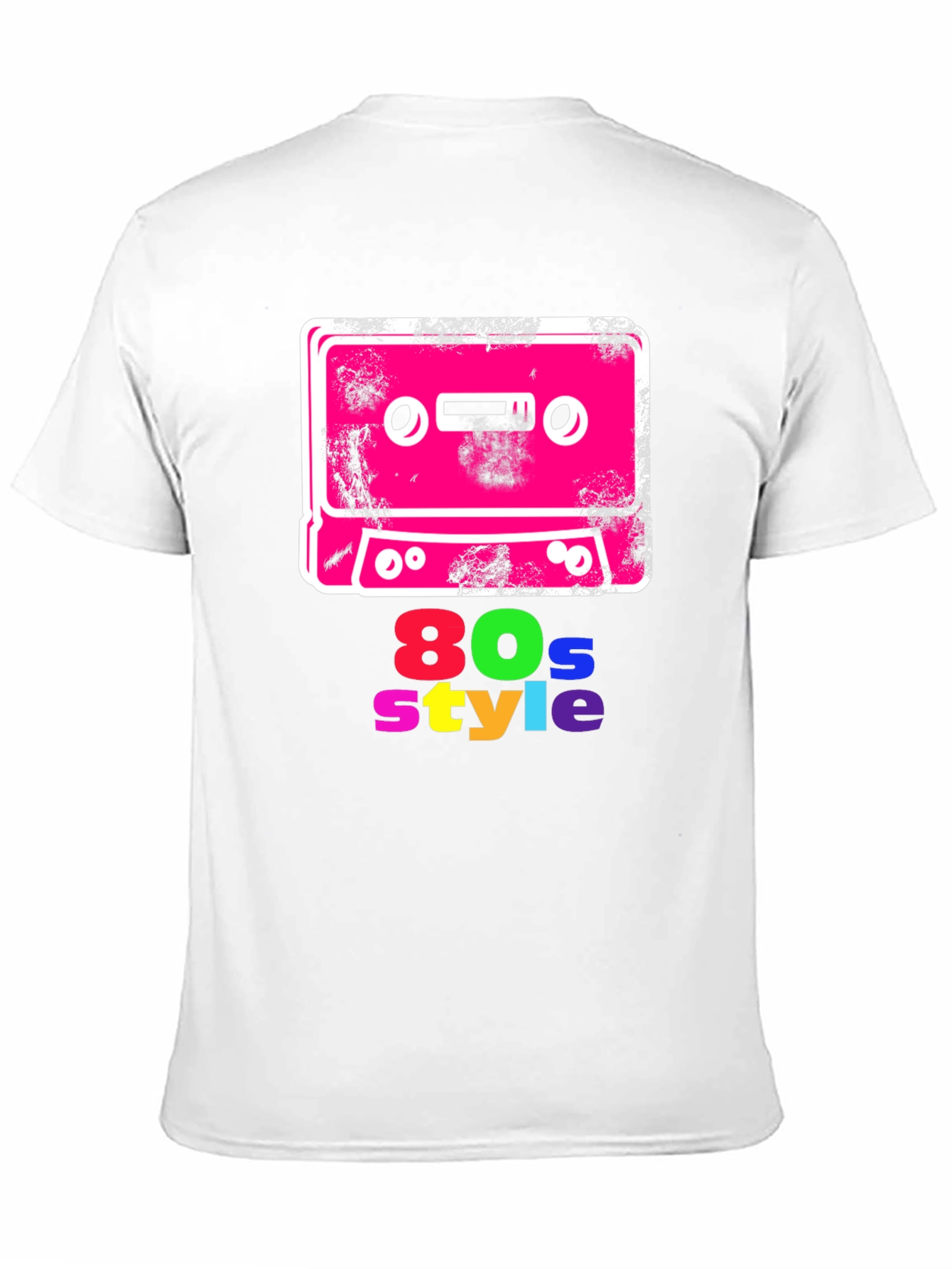 Retro 80s Style Cassette Tape Graphic T-Shirt