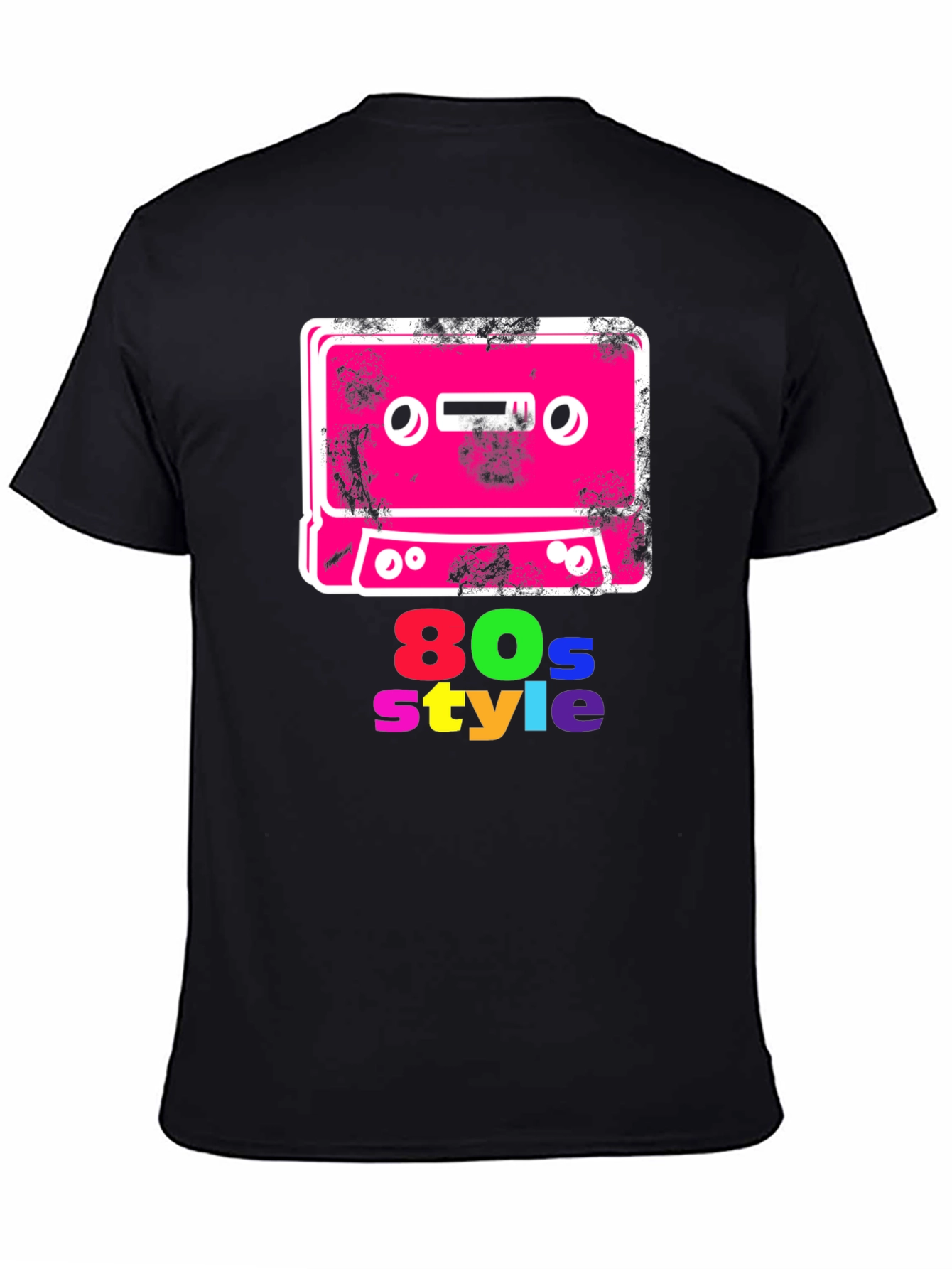 Retro 80s Style Cassette Tape Graphic T-Shirt