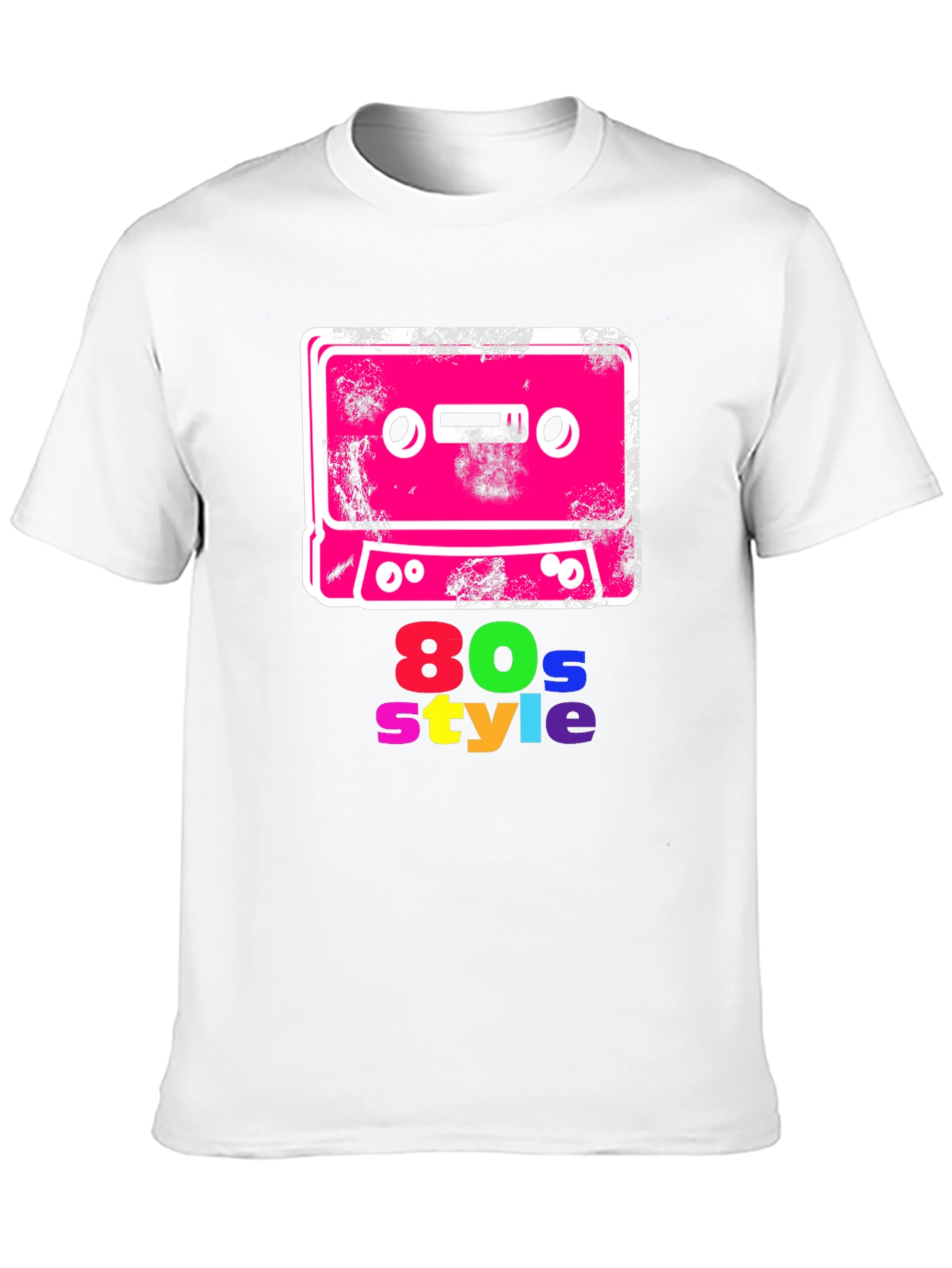 Retro 80s Style Cassette Tape Graphic T-Shirt