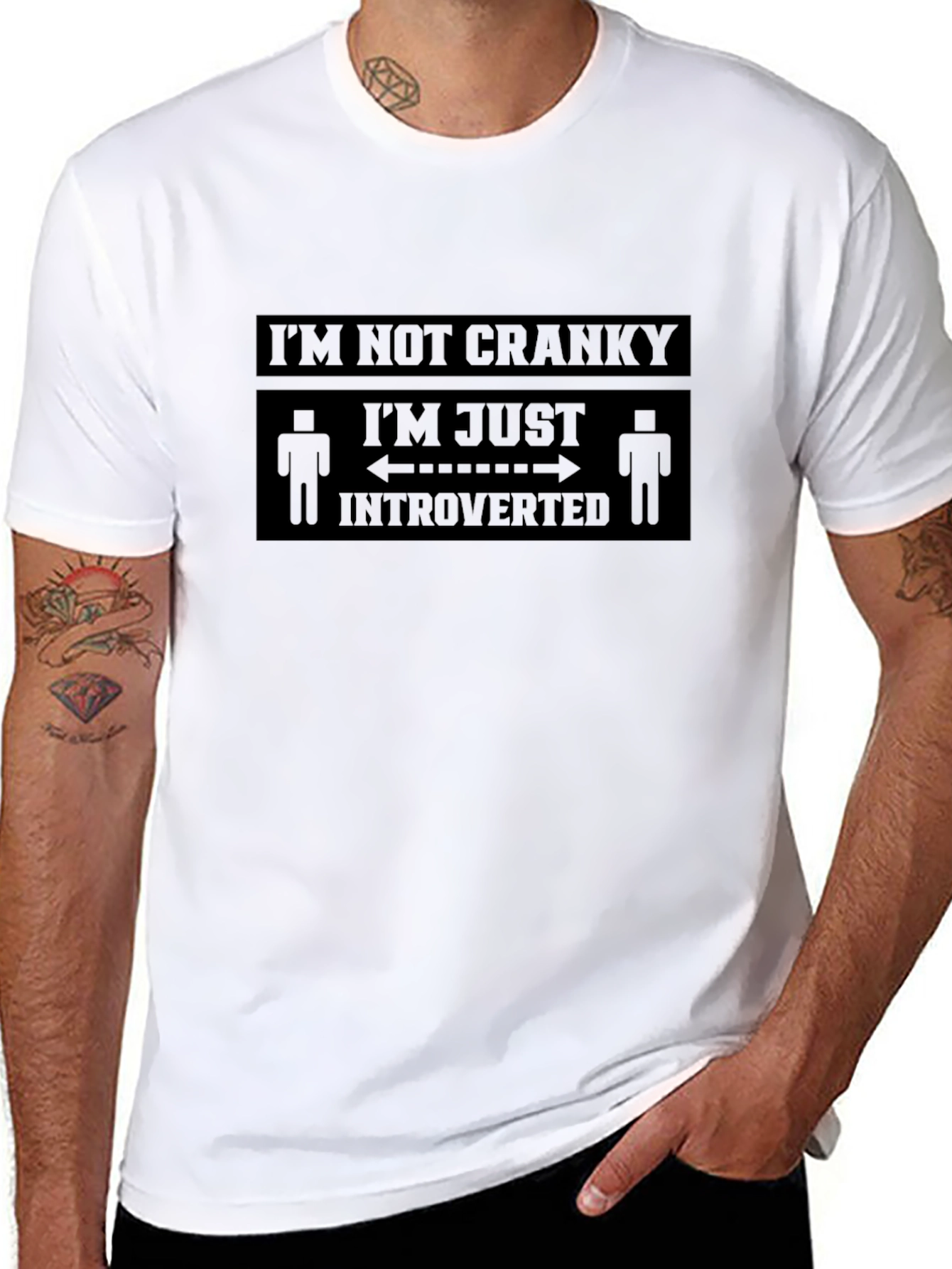 Introverted Humor Graphic Tee