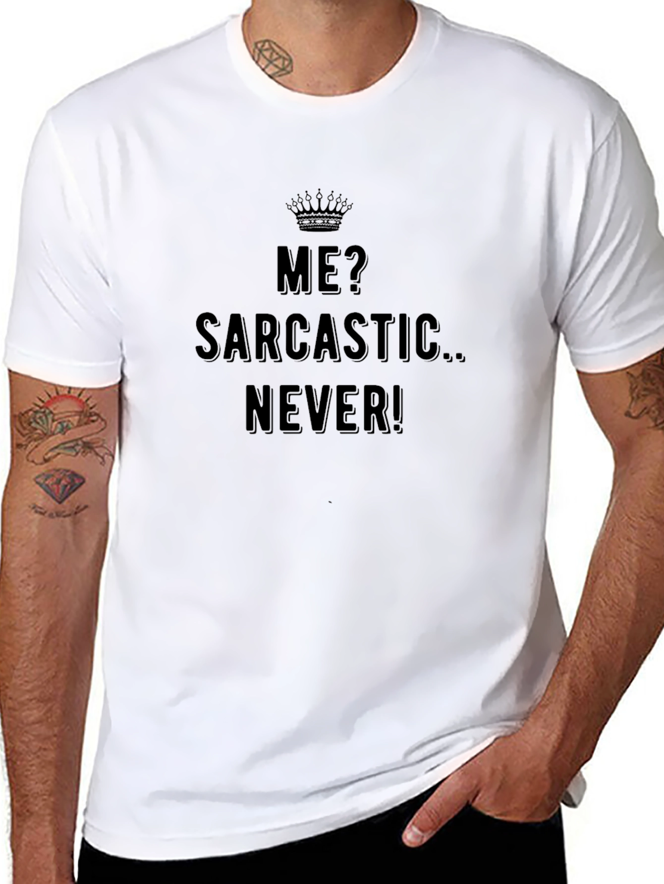 Sarcastic Never Funny Graphic Tee