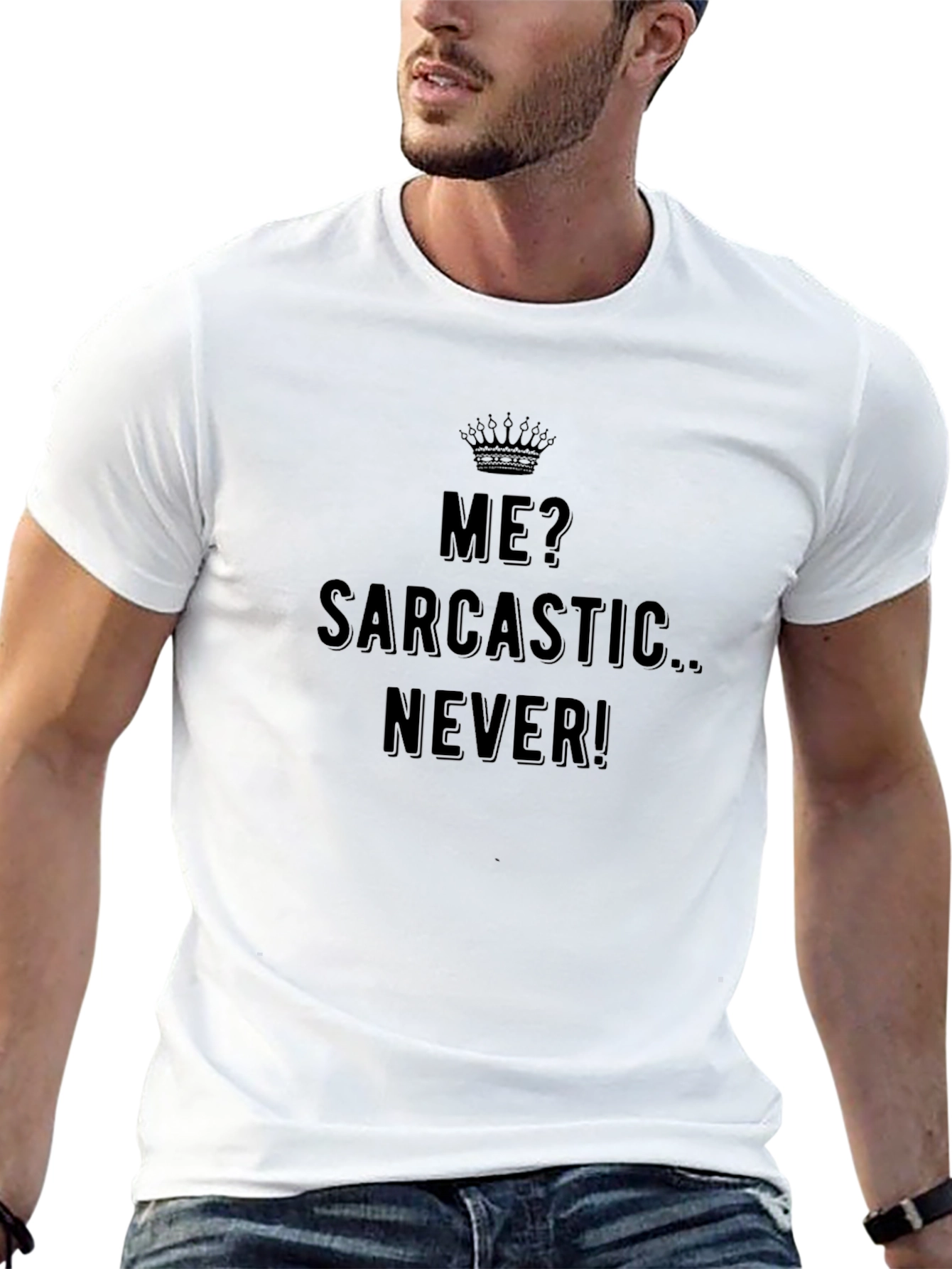 Sarcastic Never Funny Graphic Tee