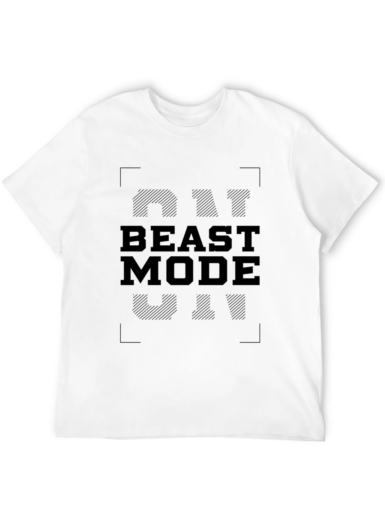 Beast Mode On Black T-Shirt