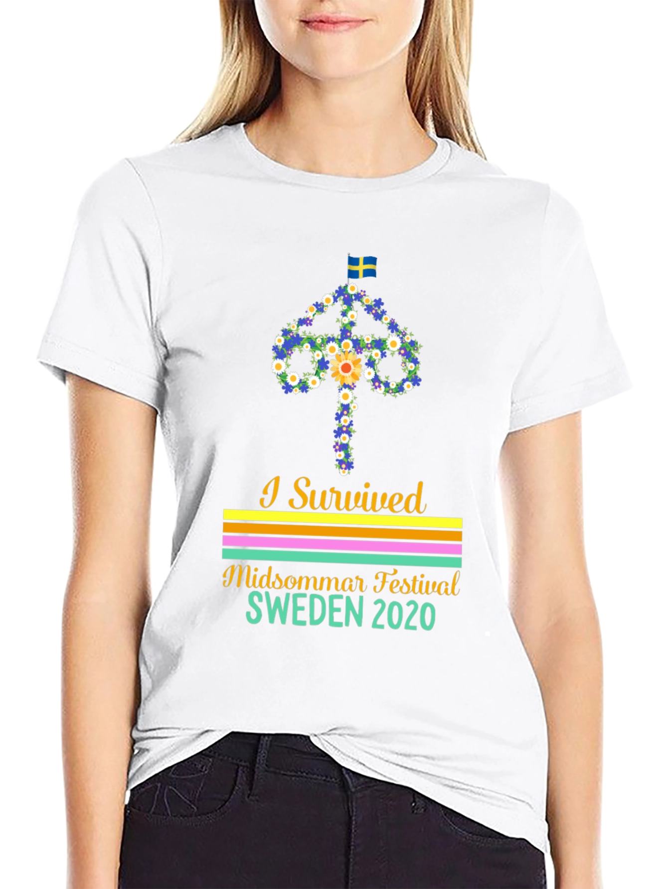 I Survived Sweden Midsommar Festival 2020 T-Shirt