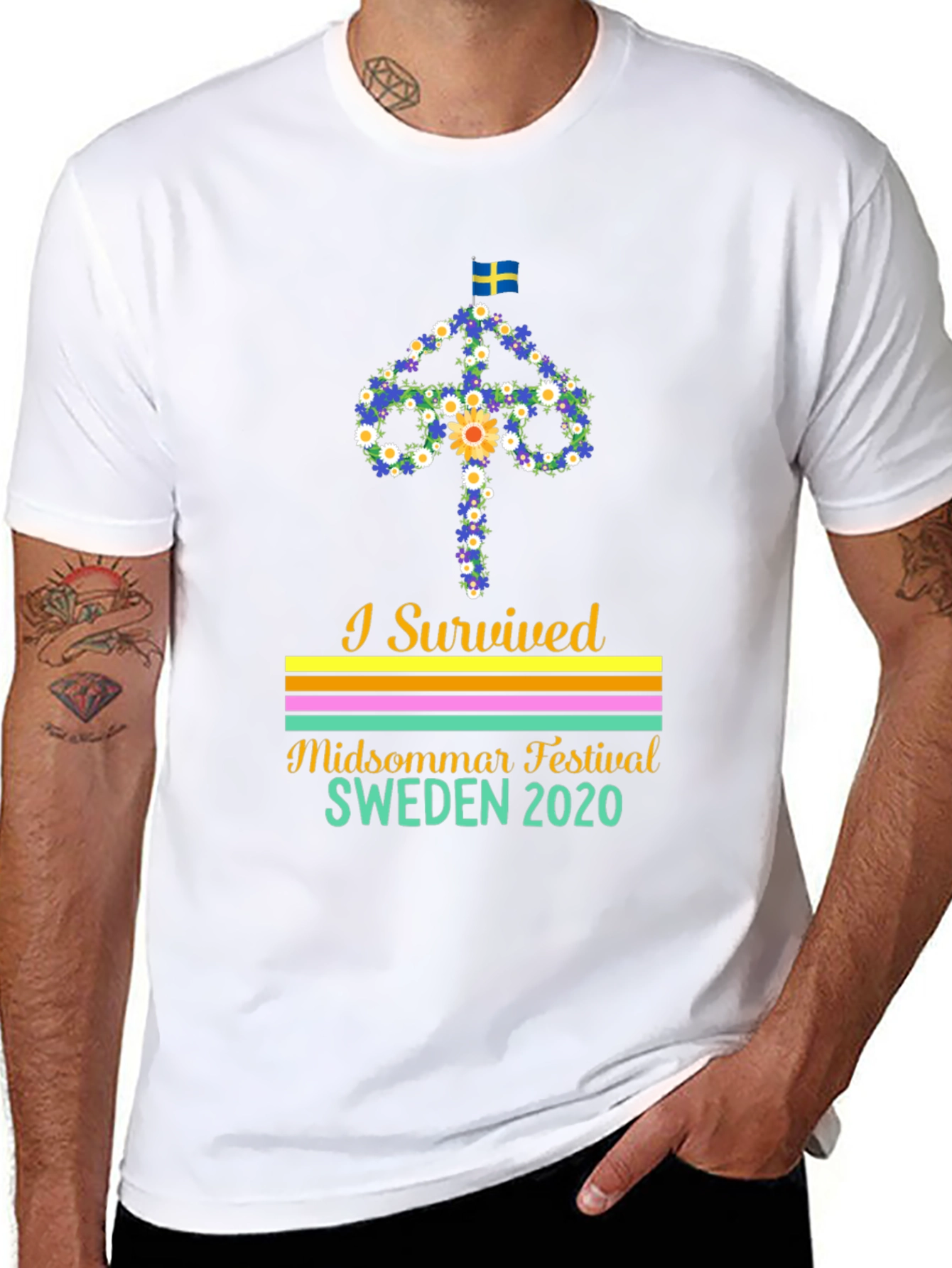 I Survived Sweden Midsommar Festival 2020 T-Shirt