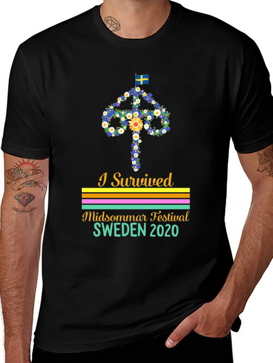 I Survived Sweden Midsommar Festival 2020 T-Shirt