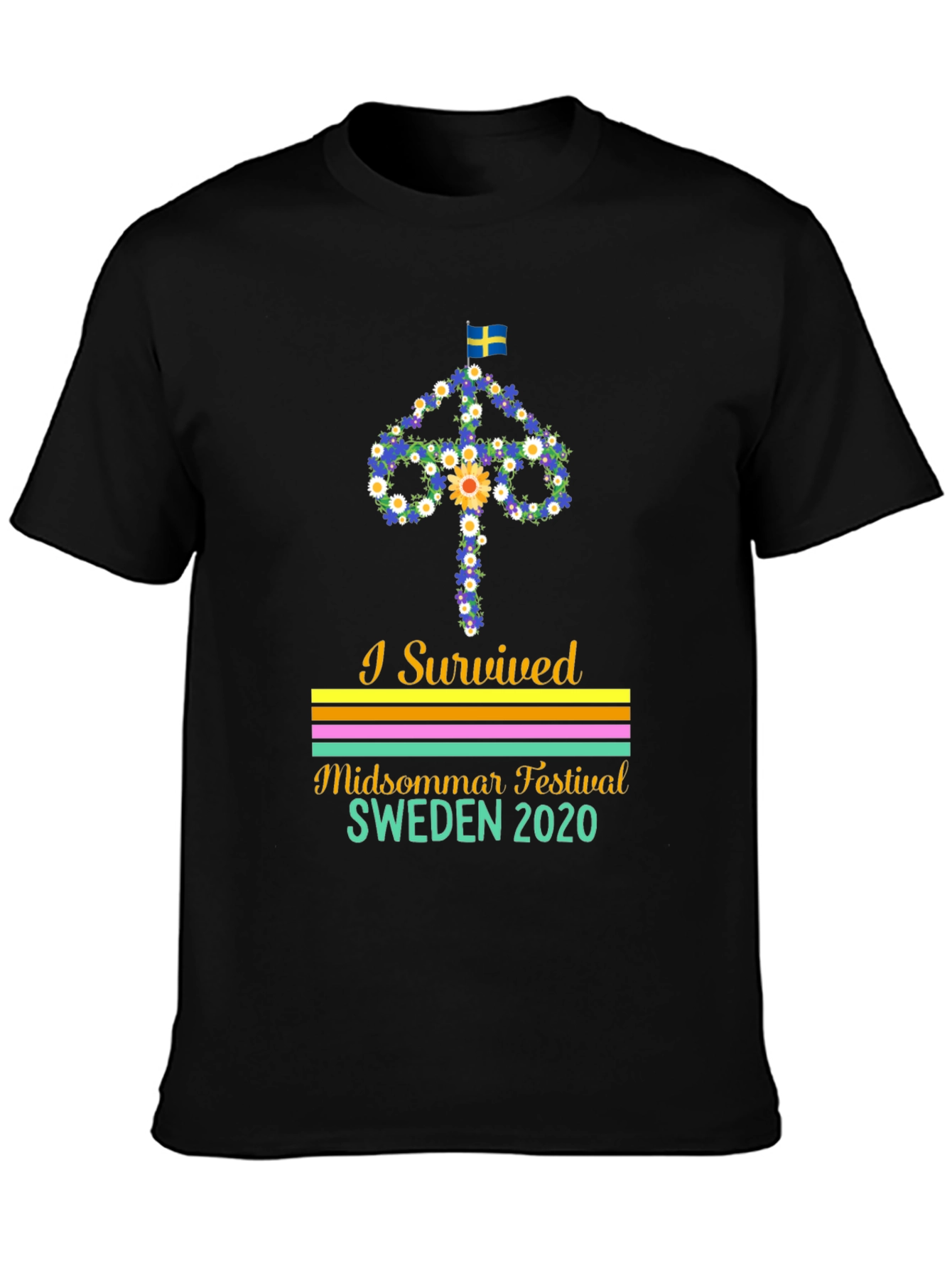 I Survived Sweden Midsommar Festival 2020 T-Shirt