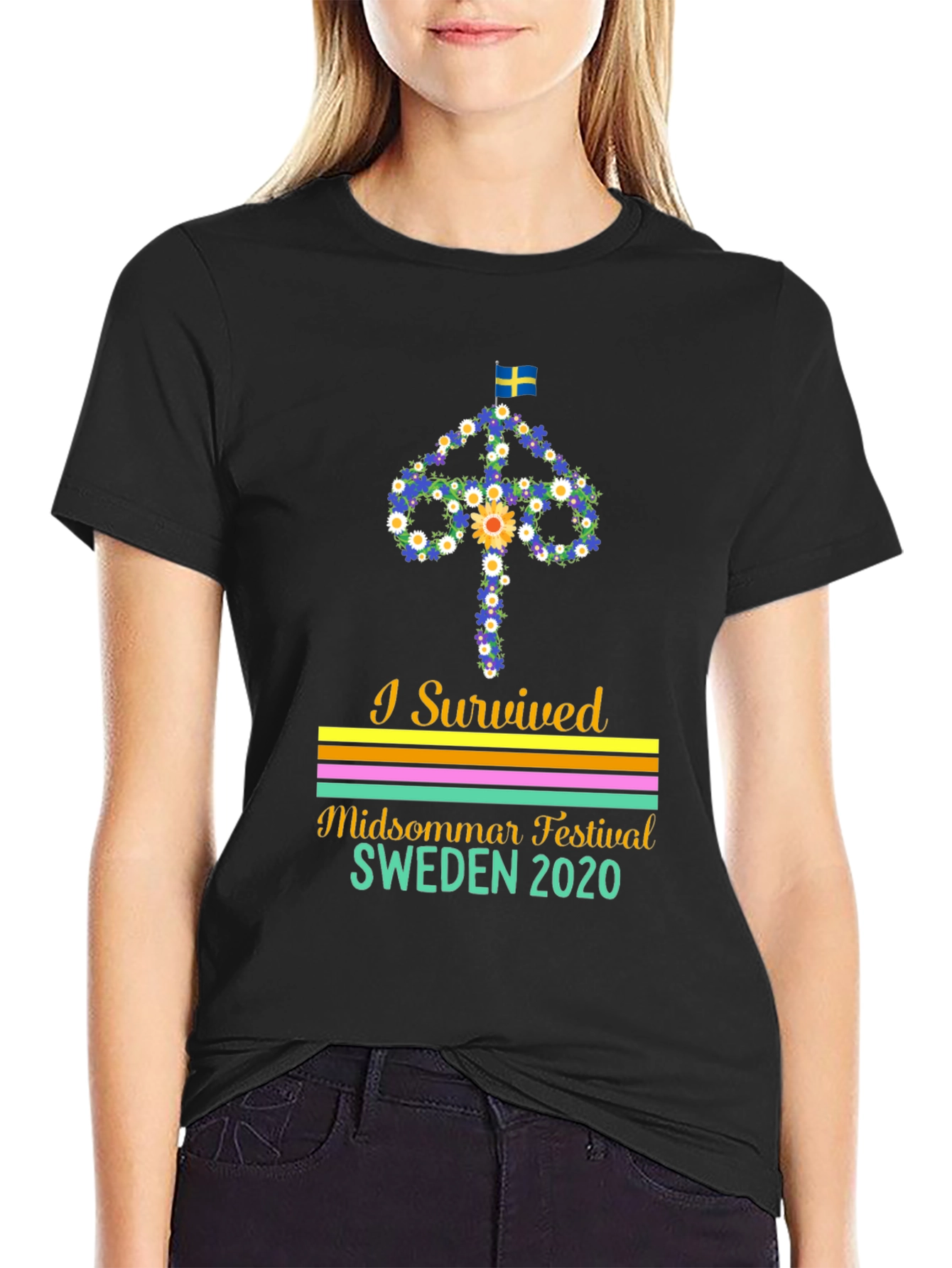 I Survived Sweden Midsommar Festival 2020 T-Shirt