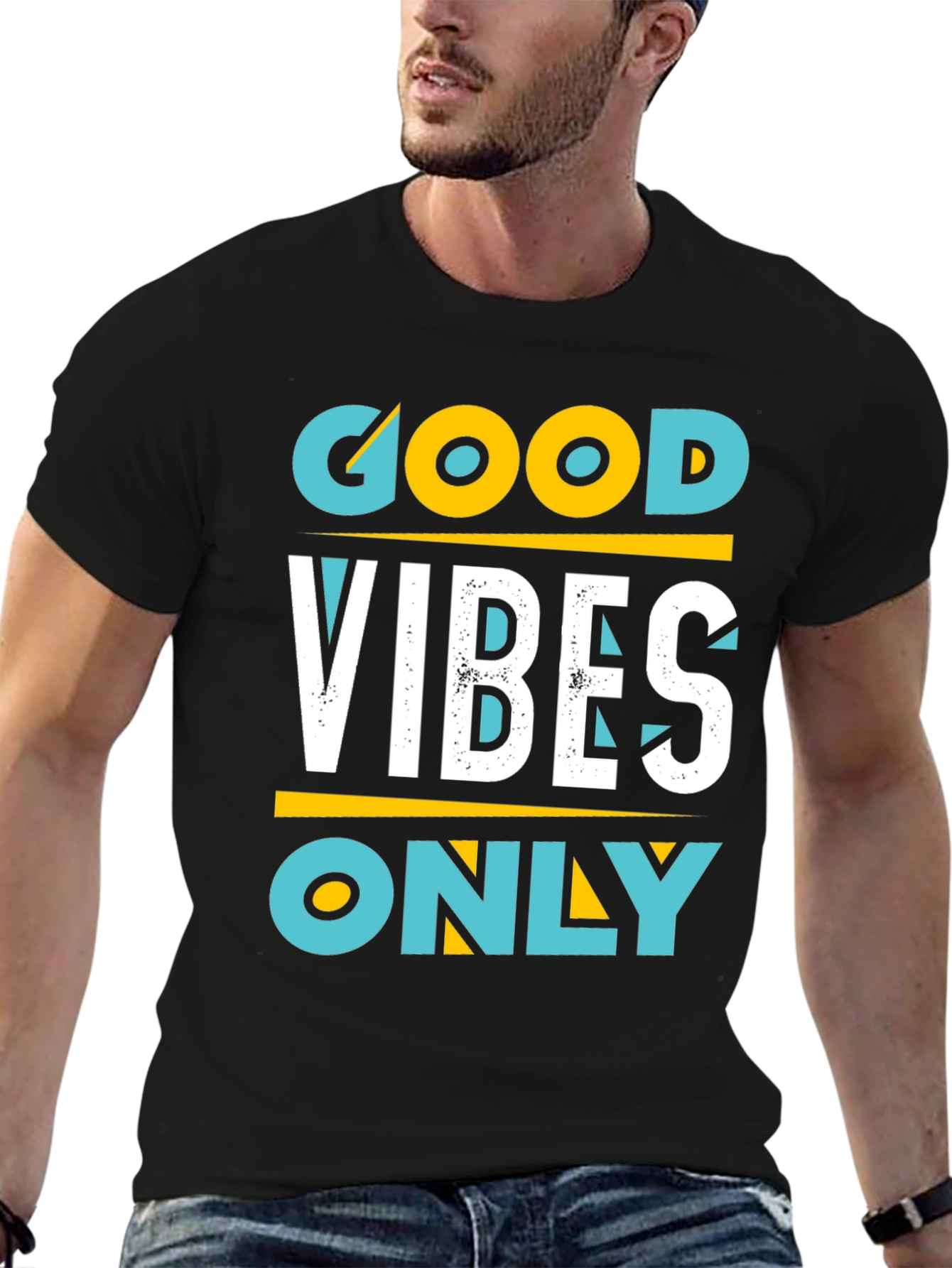 Good Vibes Only Graphic Tee - Stylish Comfort