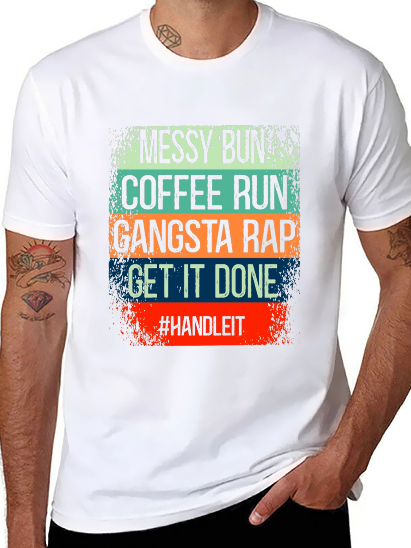 Messy Bun Coffee Run T-Shirt