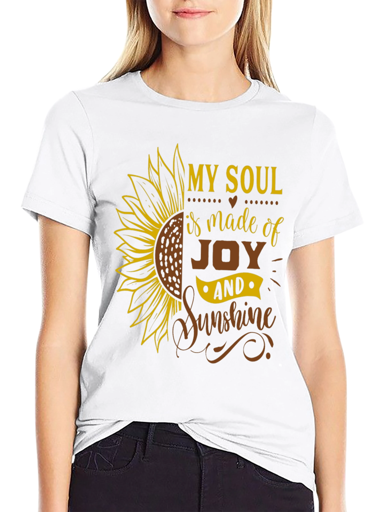 Joy & Sunshine Sunflower Graphic Tee