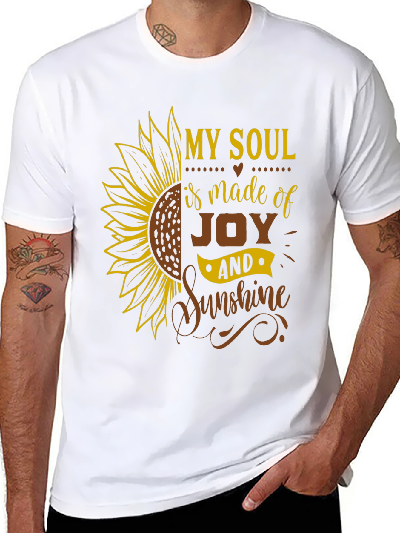 Joy & Sunshine Sunflower Graphic Tee