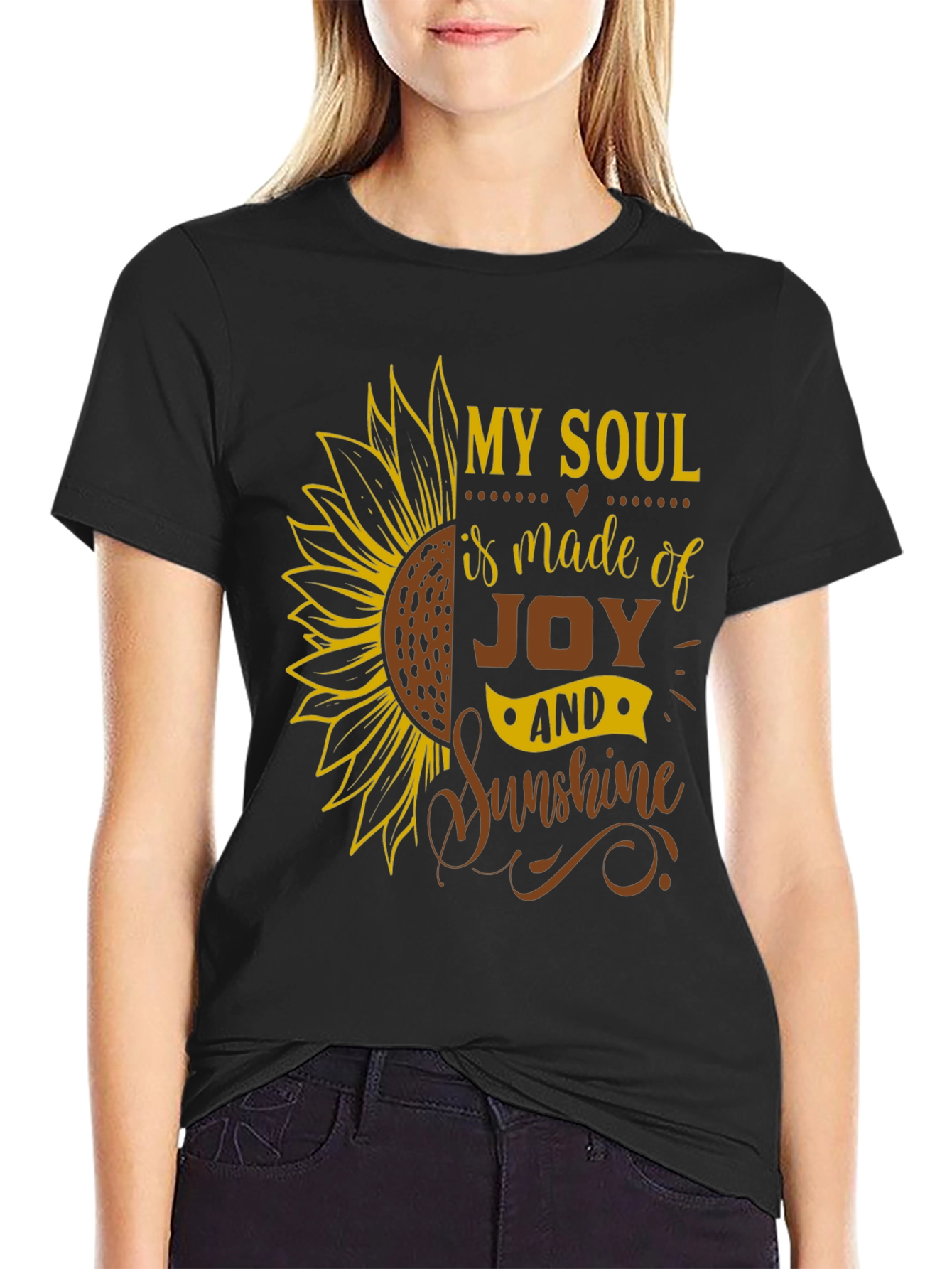 Joy & Sunshine Sunflower Graphic Tee