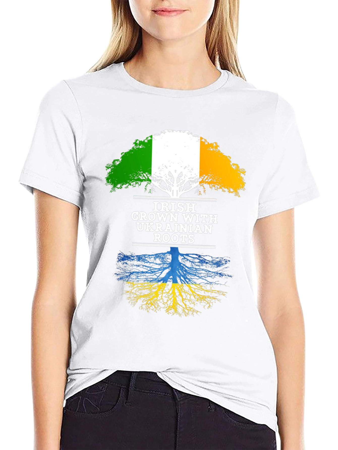 Irish Grown with Ukrainian Roots T-Shirt