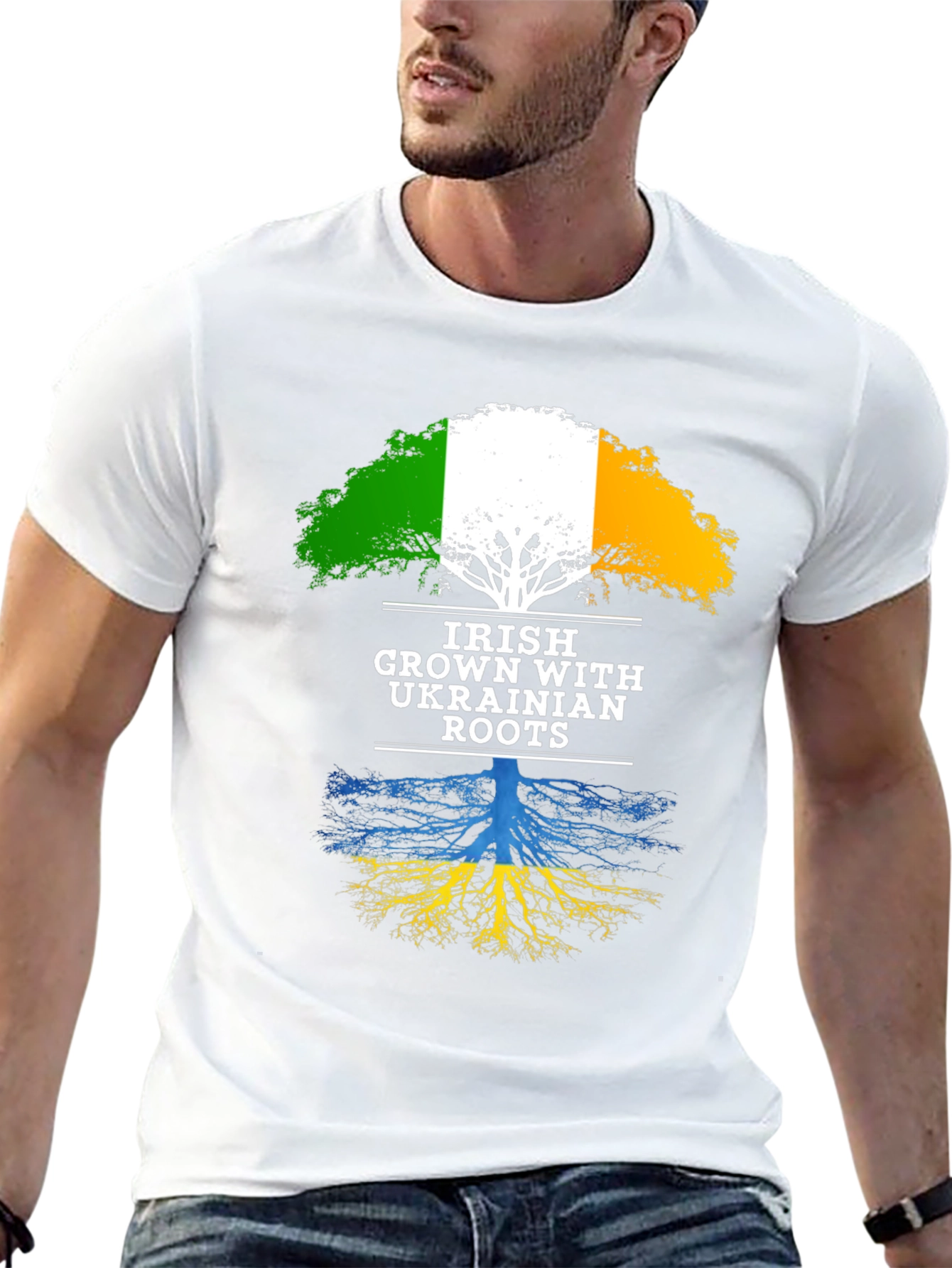 Irish Grown with Ukrainian Roots T-Shirt
