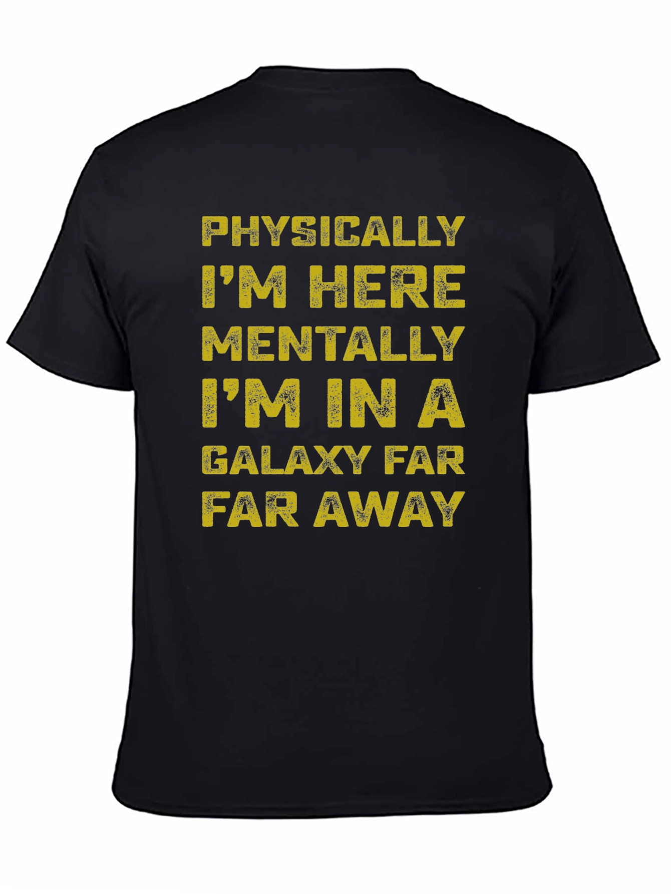 Galaxy Far Away Graphic Tee - Black