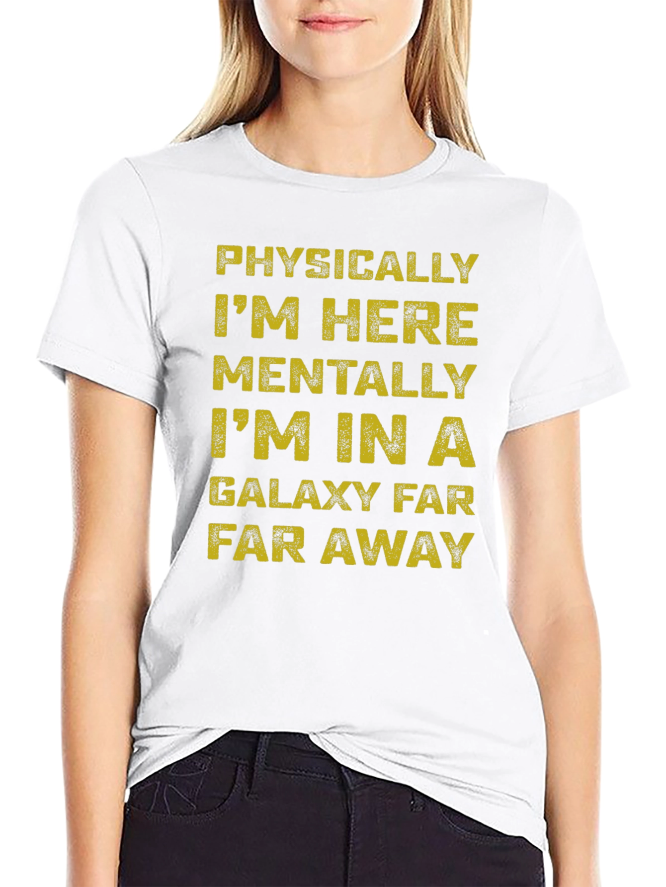 Galaxy Far Away Graphic Tee - Black