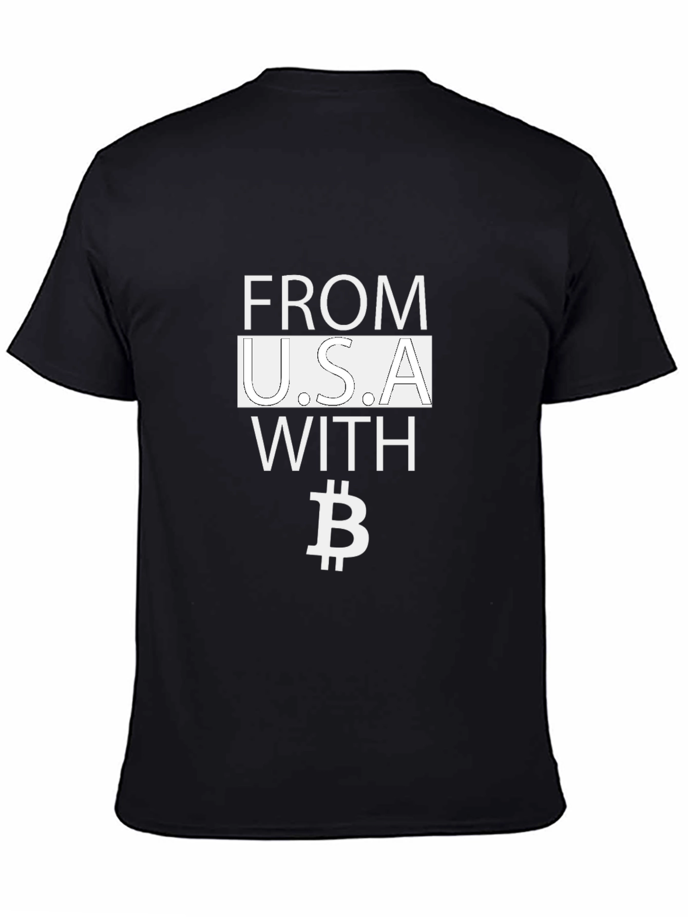USA Bitcoin T-Shirt - Crypto Fan Apparel