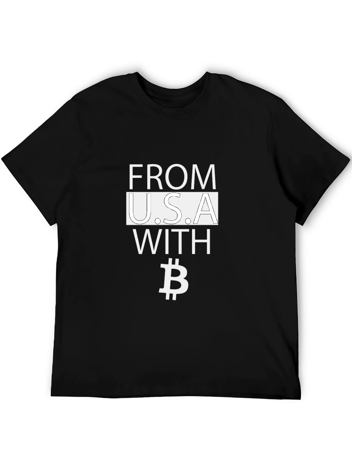 USA Bitcoin T-Shirt - Crypto Fan Apparel