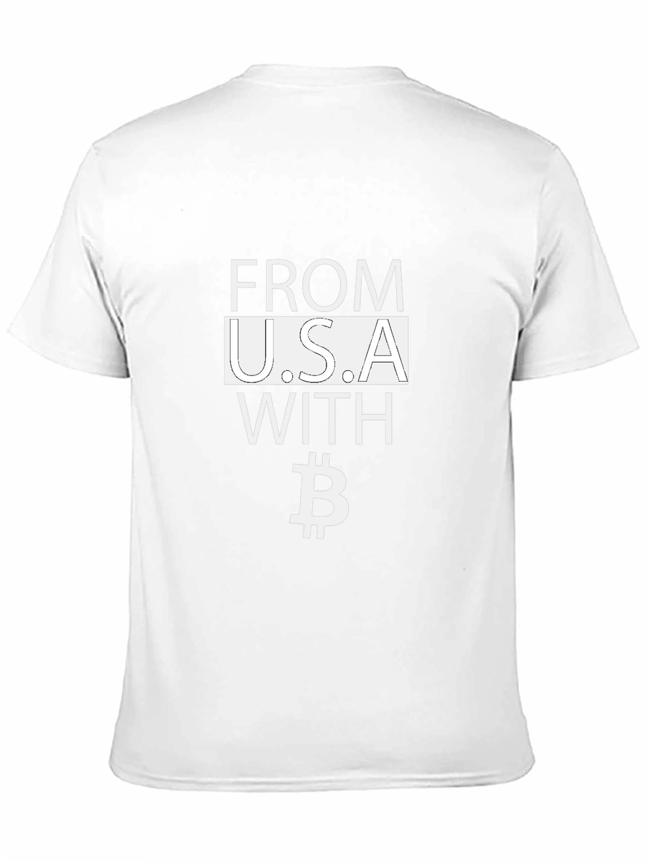 USA Bitcoin T-Shirt - Crypto Fan Apparel