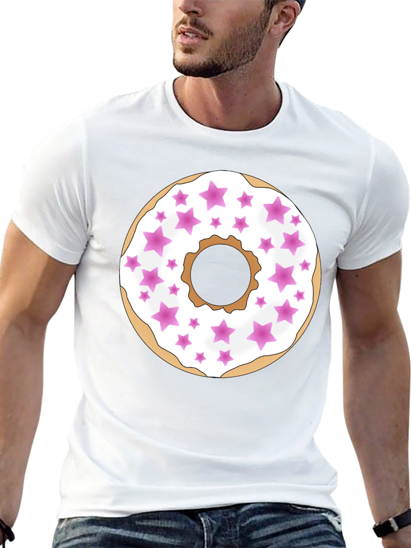 Donut Star Graphic Tee - Sweet Style