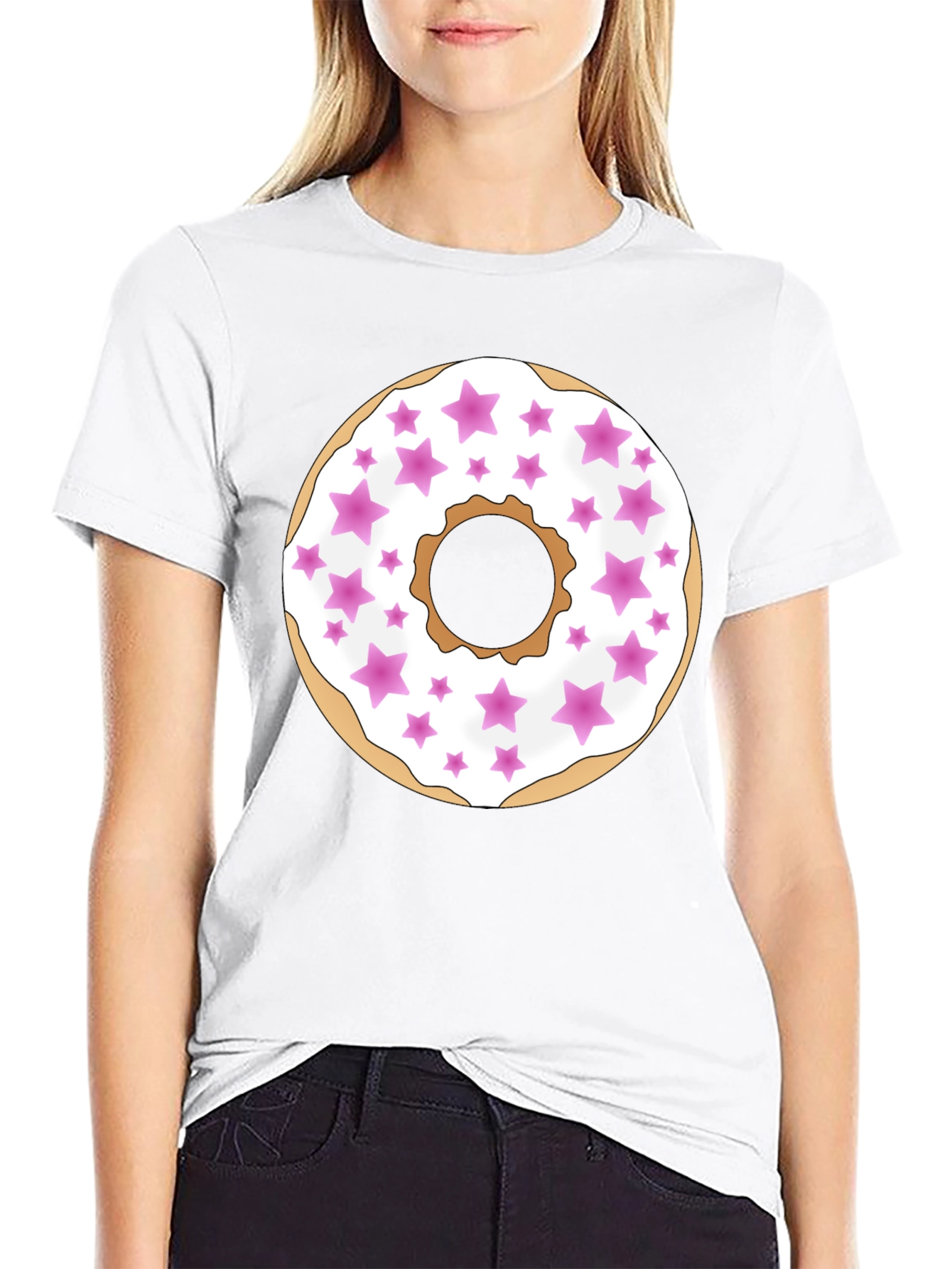 Donut Star Graphic Tee - Sweet Style