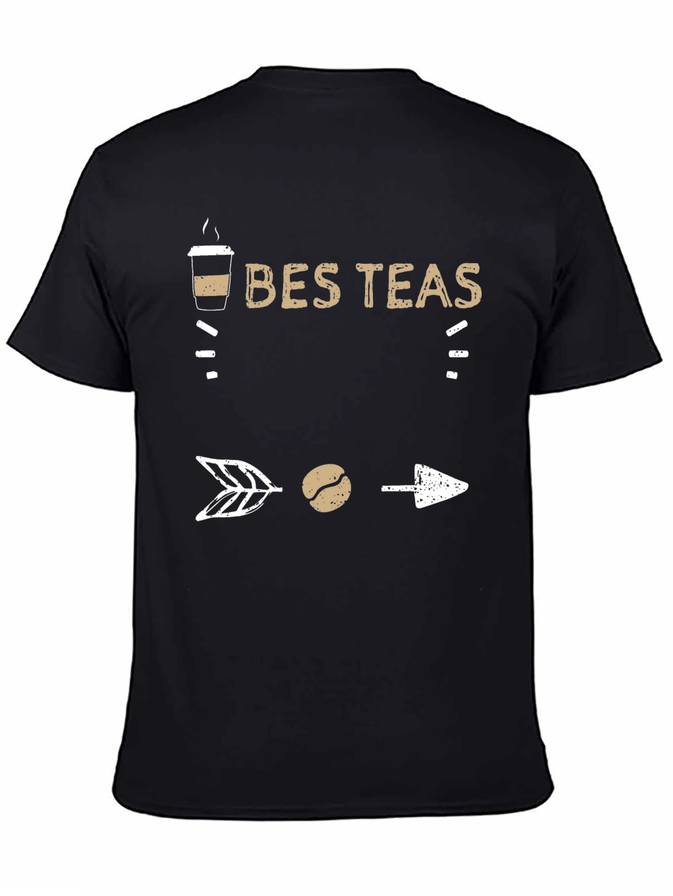 Best Teas T-Shirt - Coffee Bean Arrow Design