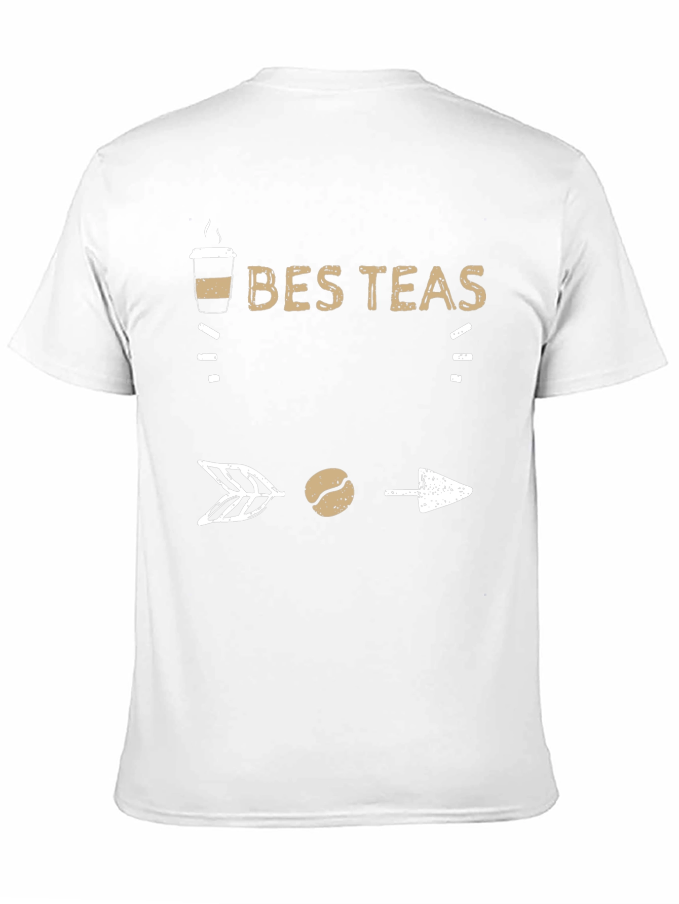 Best Teas T-Shirt - Coffee Bean Arrow Design