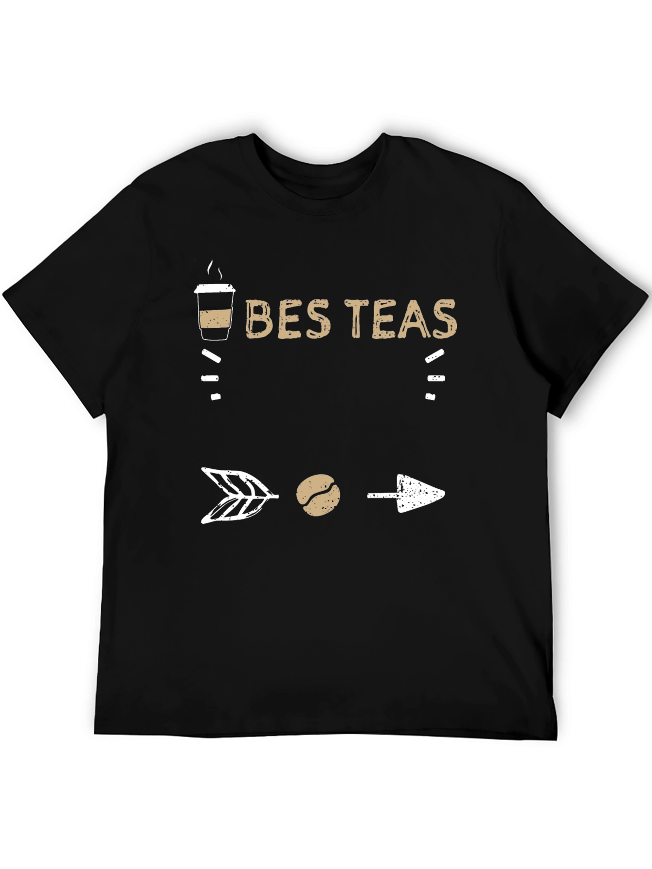 Best Teas T-Shirt - Coffee Bean Arrow Design