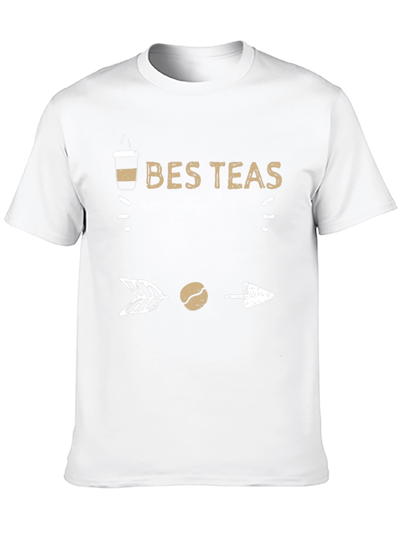 Best Teas T-Shirt - Coffee Bean Arrow Design