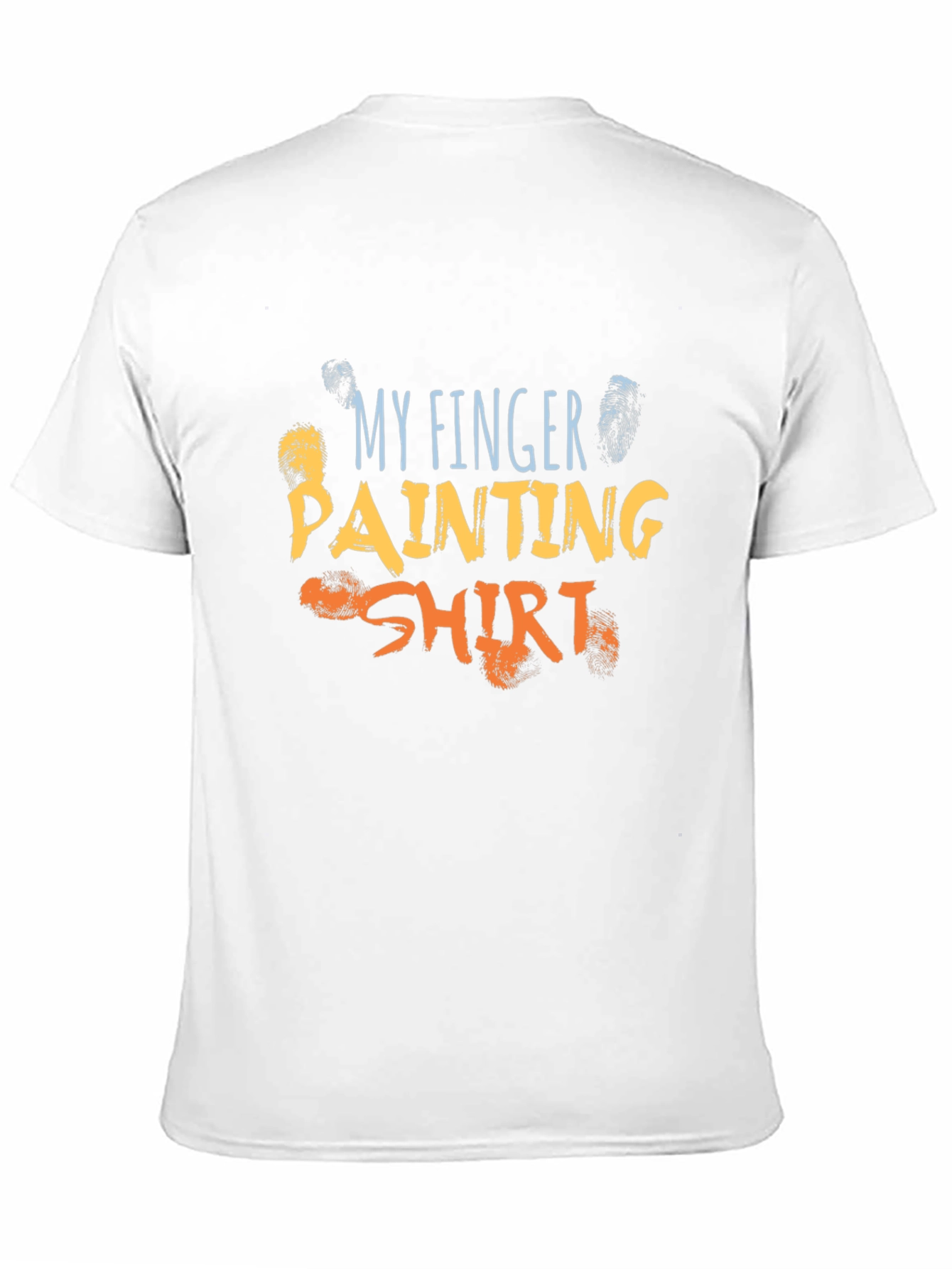 Finger Painting Shirt - Artistic Fun Apparel